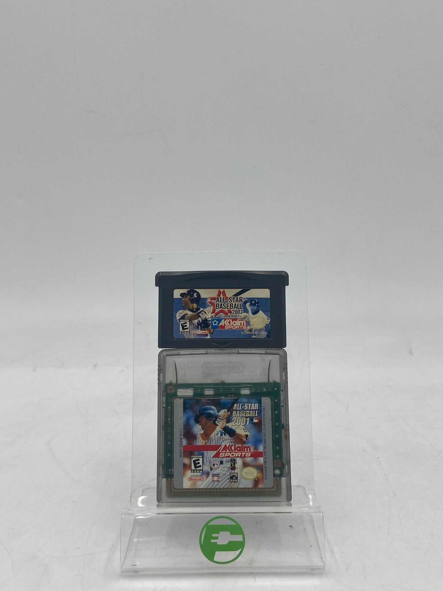 Lot of 2 Nintendo Game Boy Advance/ Gameboy Color Games - AllStar Baseball Lot