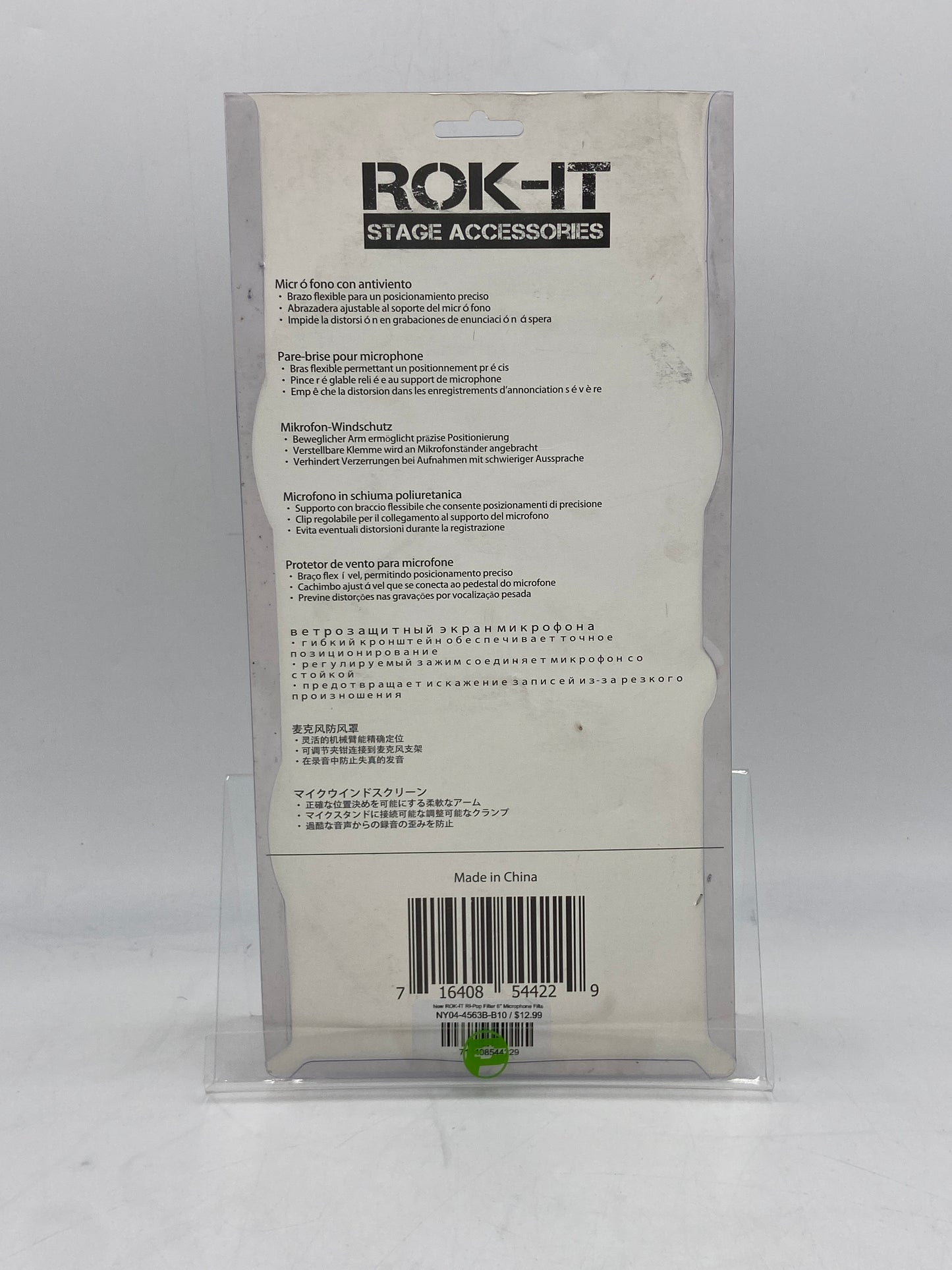 New ROK-IT RI-Pop Filter 6'' Microphone Filter