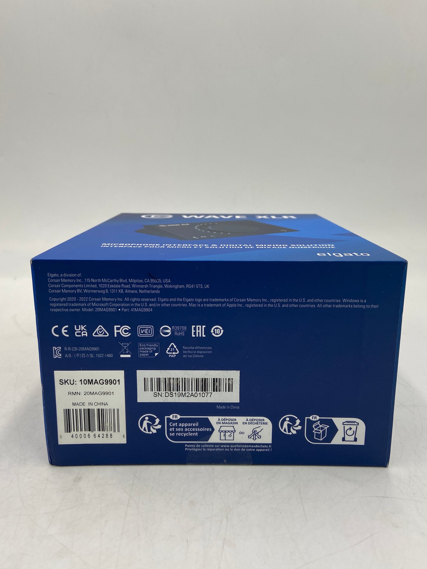 New Elgato Wave XLR Microphone Interface & Digital Mixing Solution 10MAG9901