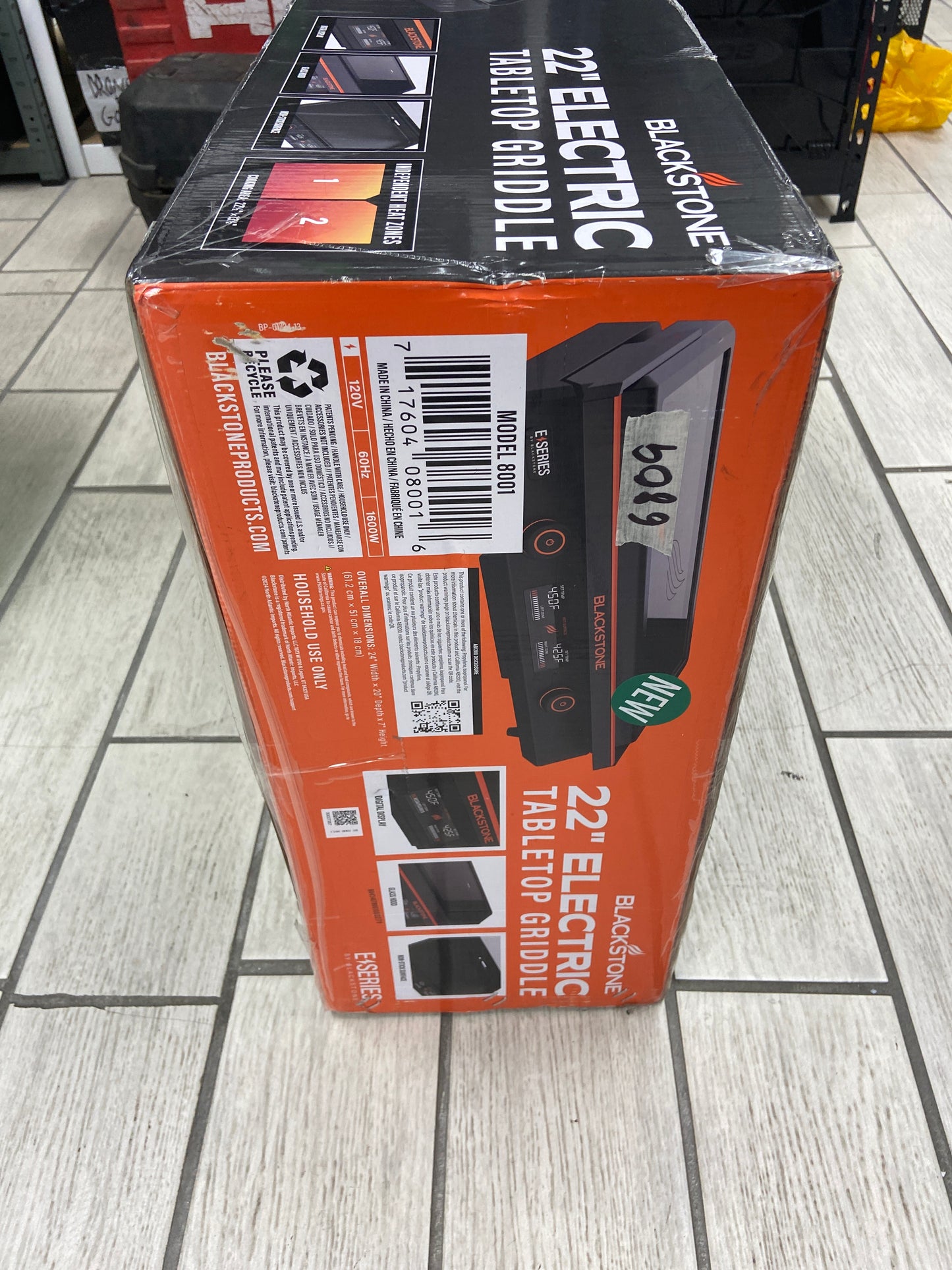 New BLACKSTONE 22' INCH Tabletop Griddle 8001