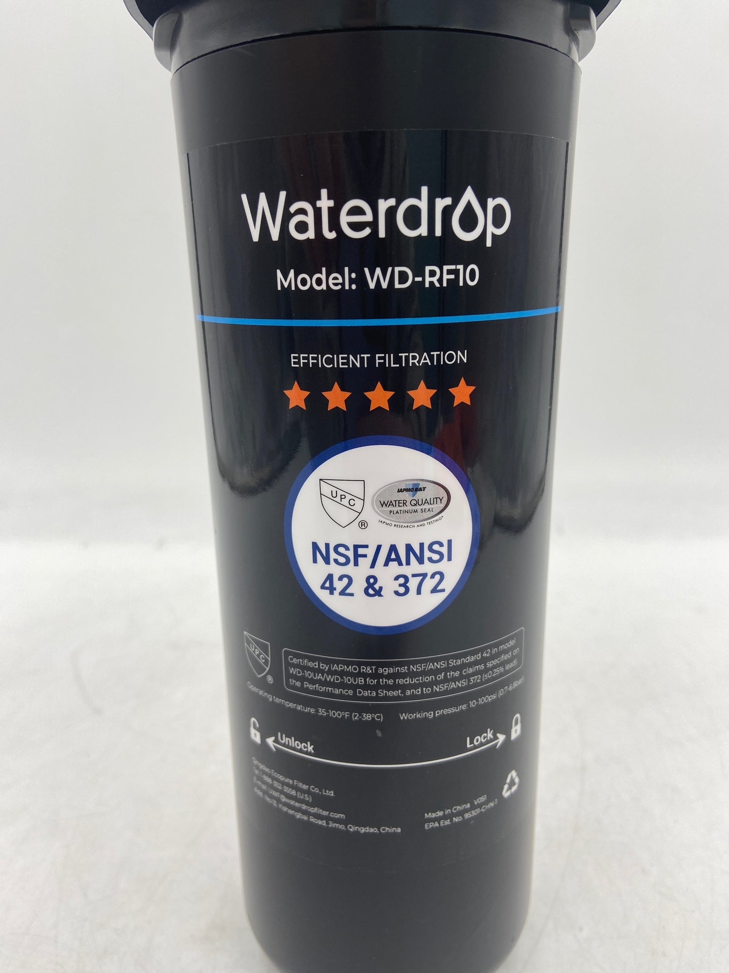 New Open Box Waterdrop WD-10UA, WD-RF10 Under sink Water Filtration System