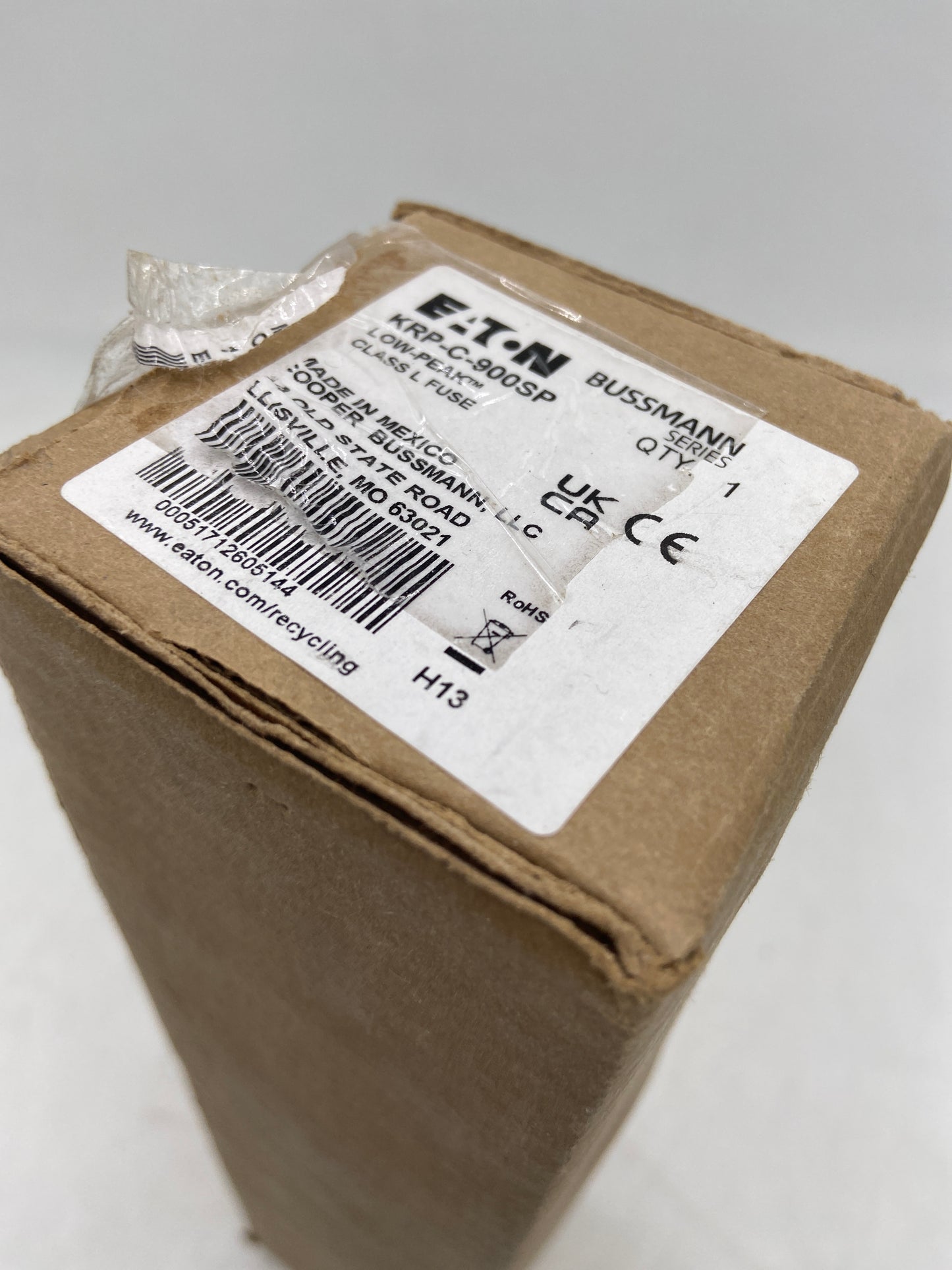 New EATON Bussman Series KRP-C-900SP Low-Peak Class L Fuse