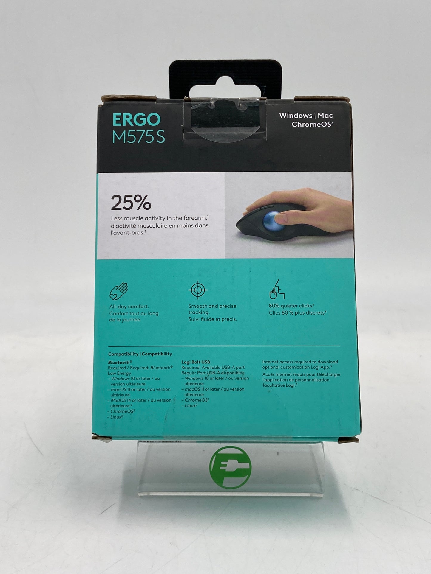 New LOGITECH ERGO M575 S Wireless Trackball TR0006
