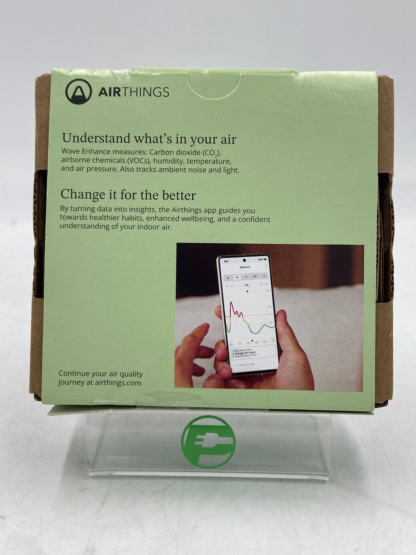 New Airthings Wave Enhance Air Quality Monitor