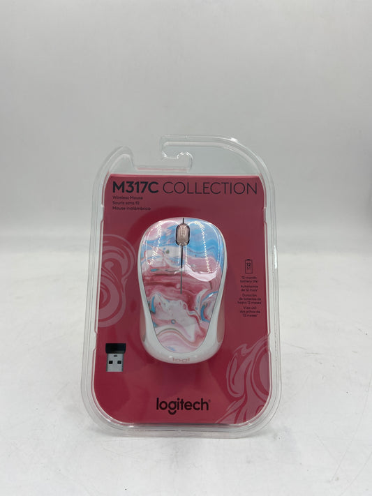 New Logitech M317CC Pink Paint Wireless Mouse