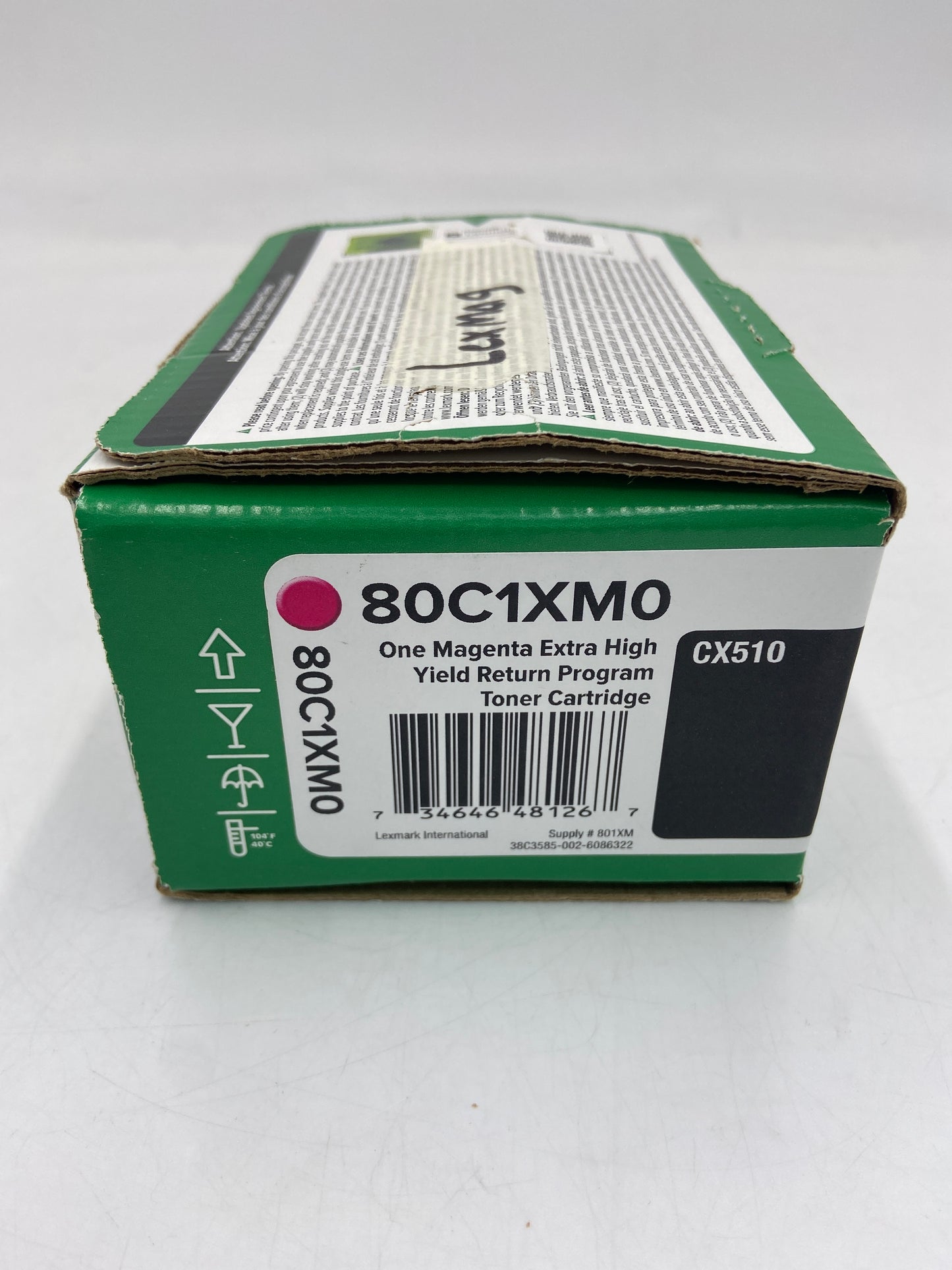 New Lexmark 80C1XM0 Magenta Toner Cartridge