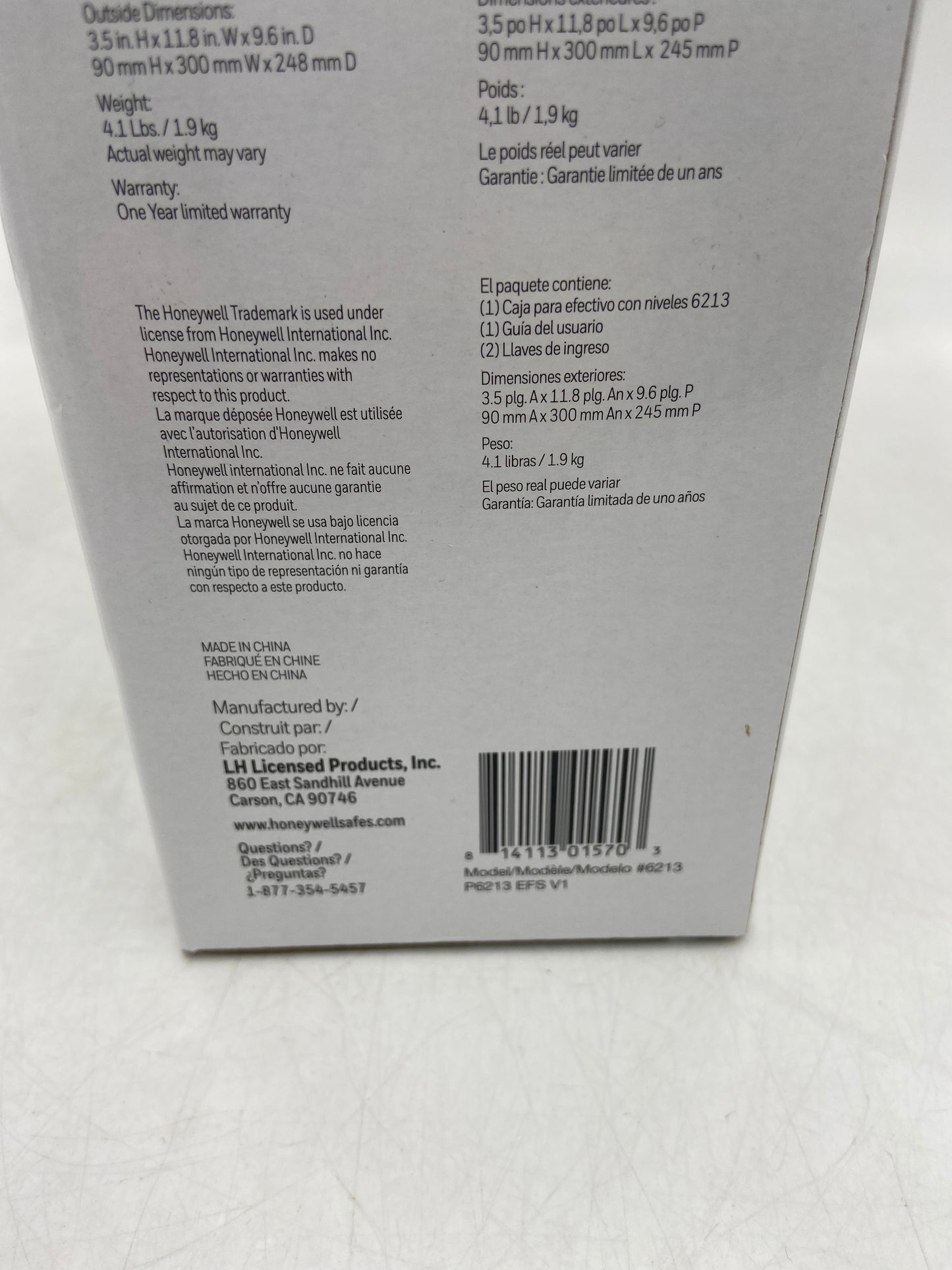 New Honeywell Tiered Cash Box Tiered Cash Box 6213