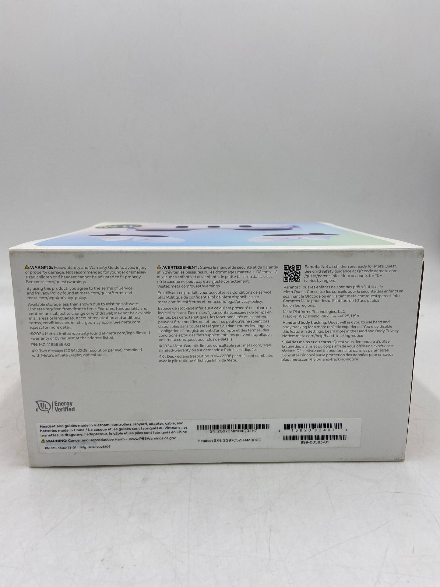New Meta Quest 3 512GB Standalone All-in-One VR Headset KW49CM