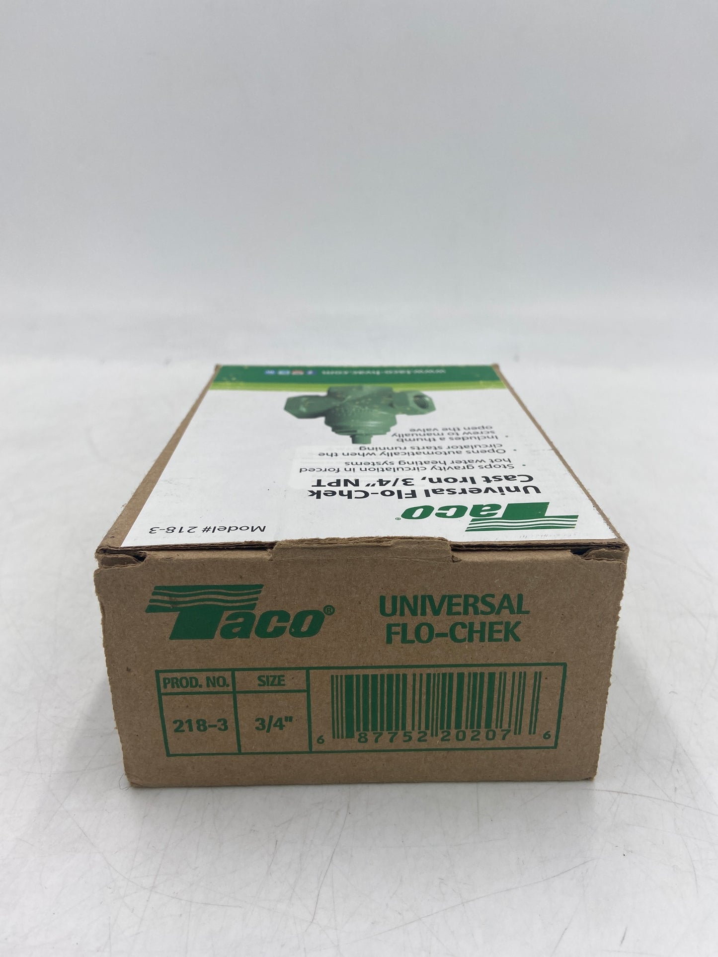 New Taco 3/4" NPT Cast Iron Universal Flo-Check 218-3