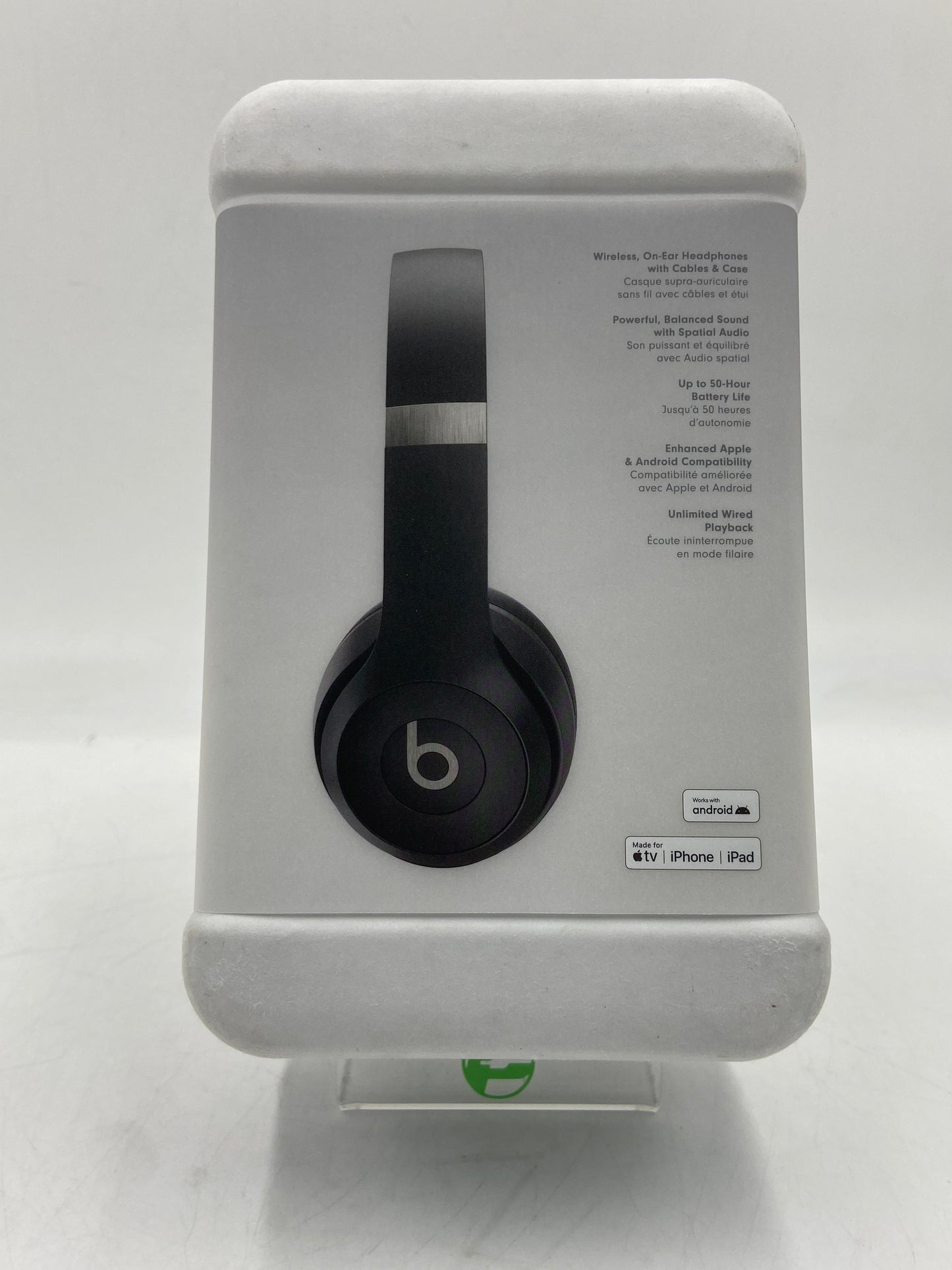 New Beats Solo4 Wireless On-Ear Bluetooth Headphones Black A3140