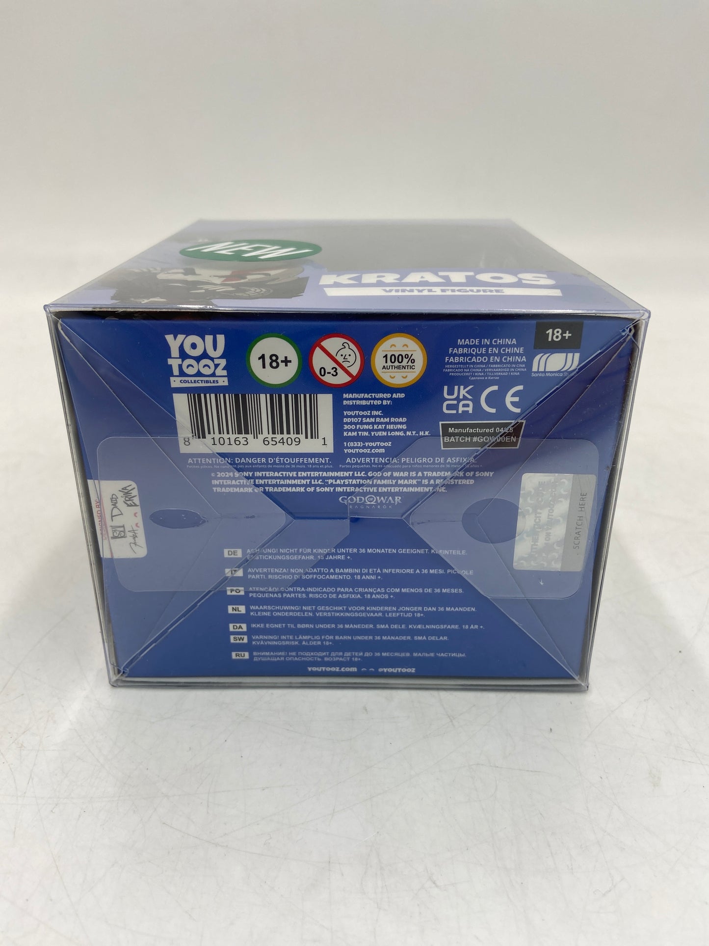 New Sony You Tooz: Kratos (God of War Ragnarok) Collectible Vinyl Figure