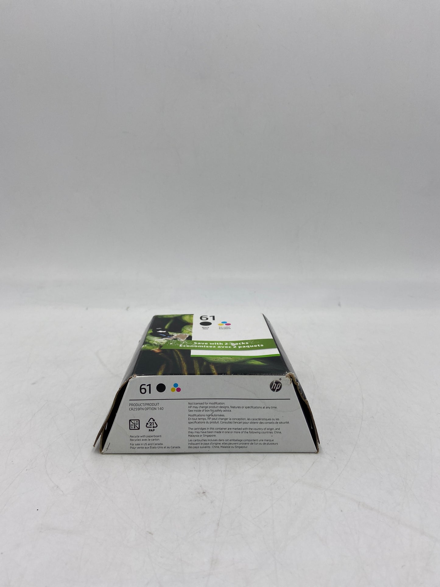 New HP 61 Black/Tri-color Ink Cartridge