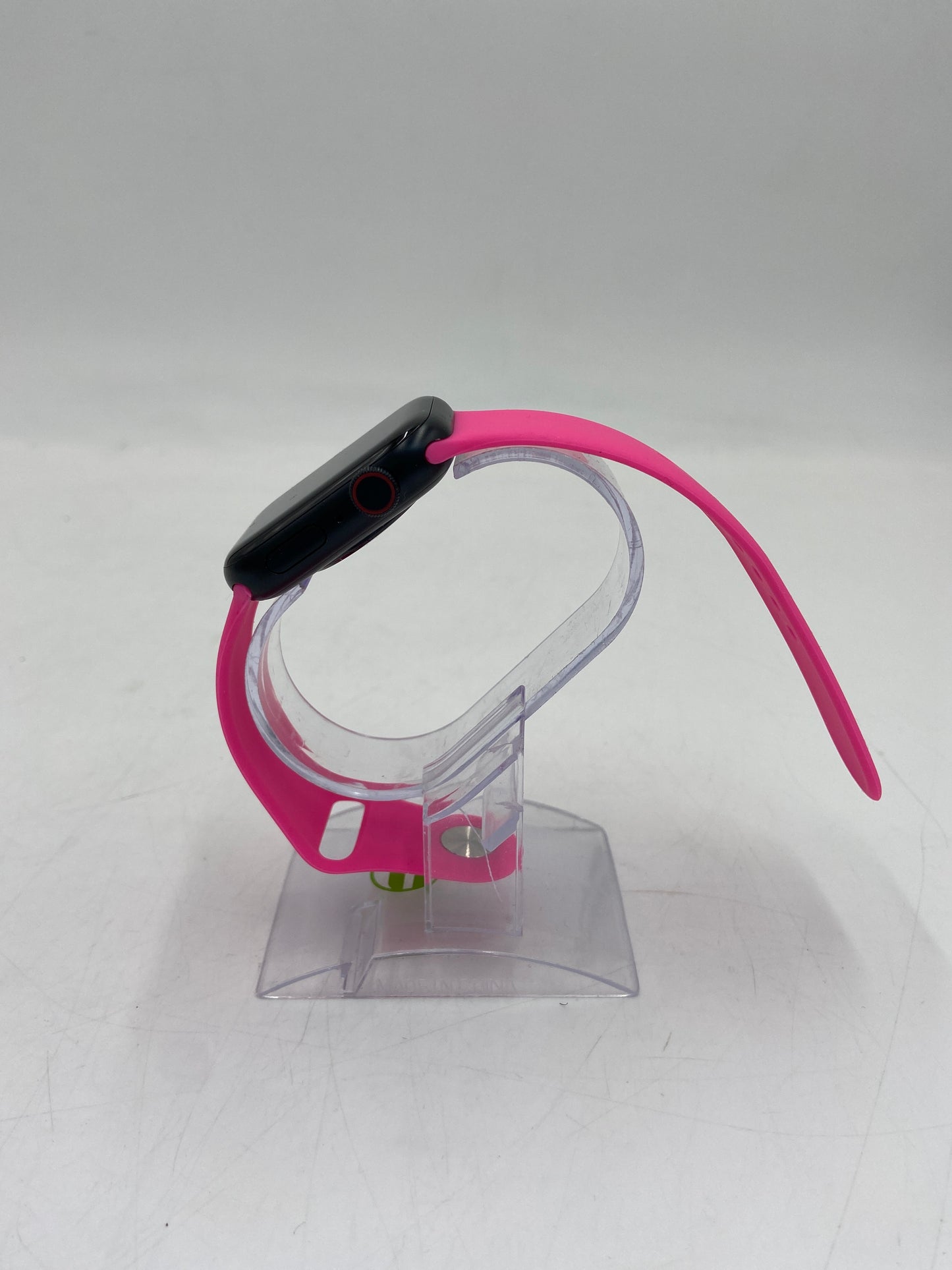 Factory Unlocked Apple Watch SE 2nd Gen 44MM Black Aluminum Pink Sport BandA2727