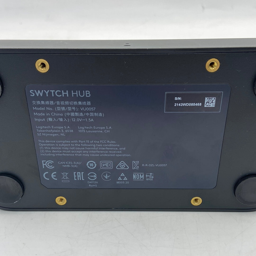 Logitech Swytch Laptop Link Kit for Video Conferencing 952-000009 No Purple Switch