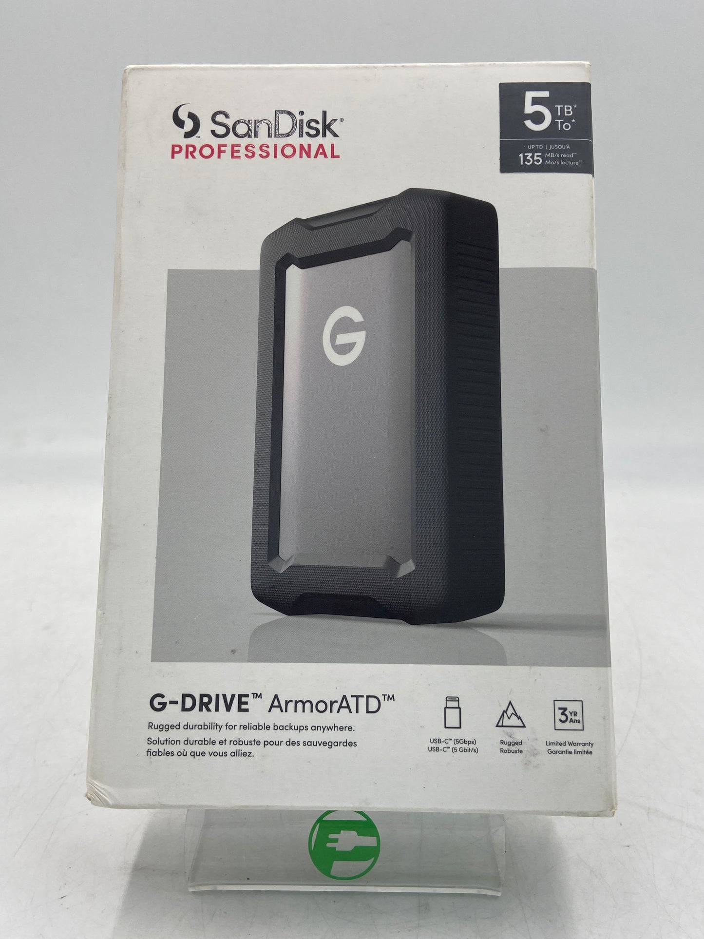 New SanDisk G-Drive ArmorATD 5TB Portable Hard Drive