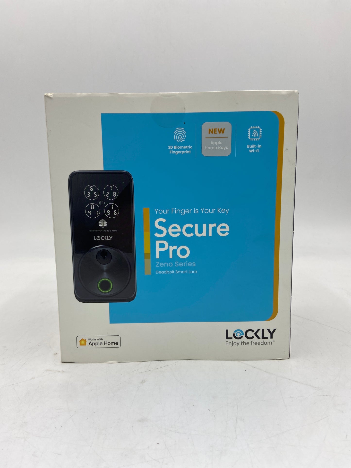 New LOCKLY Secure Pro Zeno Series Smart Lock Black PGK728WHKMB