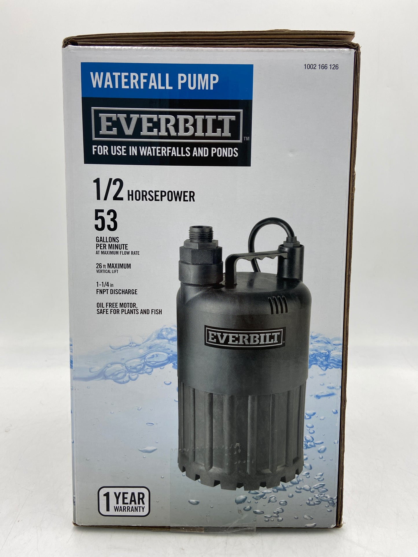 New Everbilt Waterfall Pump Waterfall and Pond Pump SUP80-HD