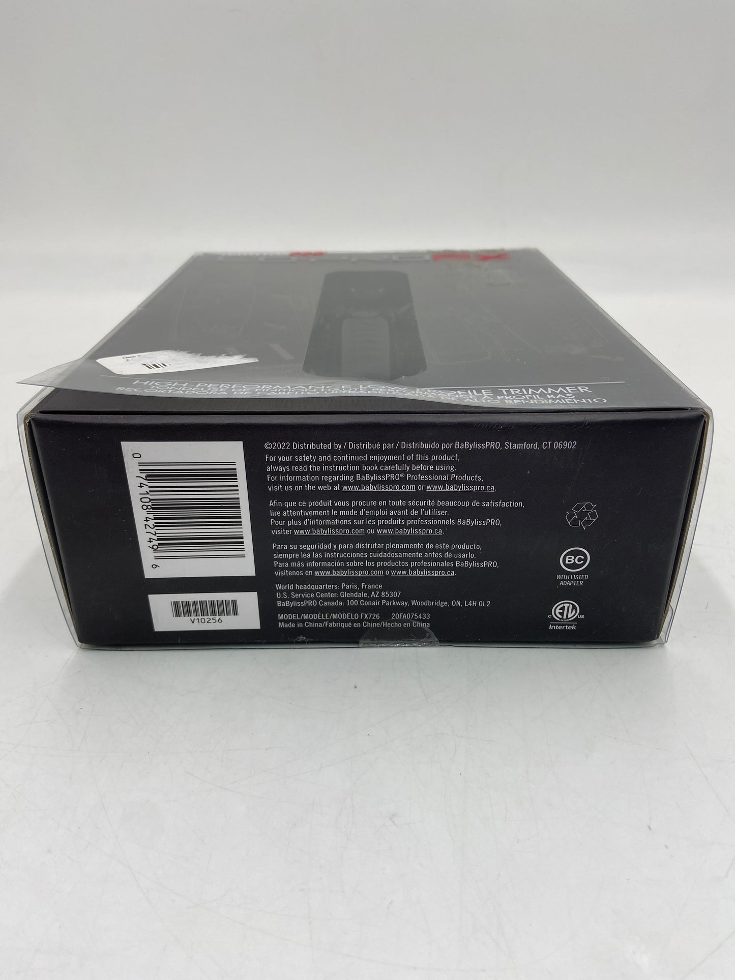 New Babyliss Pro LO-PROFX Profile Trimmer FX726