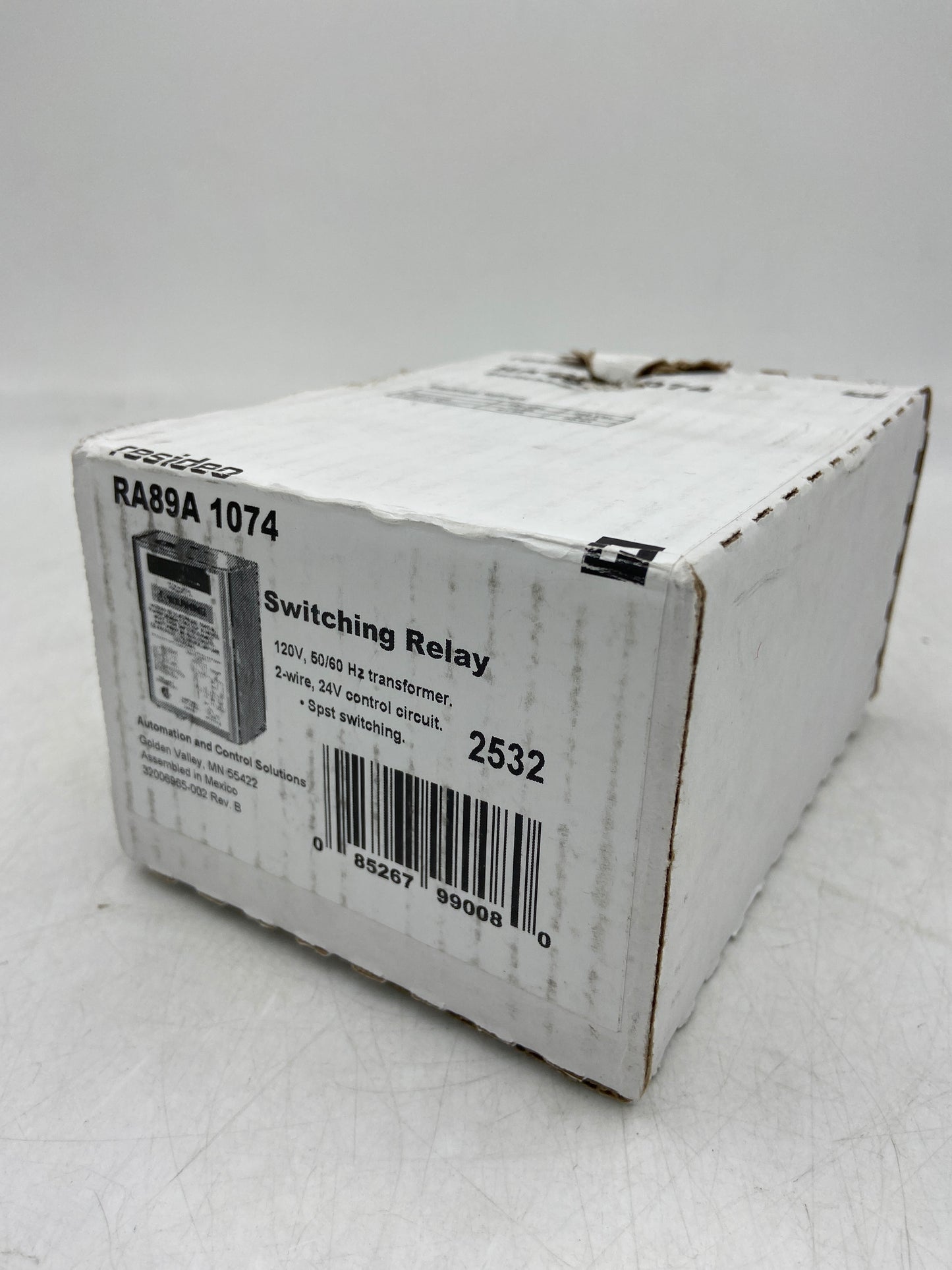 New Resideo RA89A 1074 120v 2-Wire Switching Relay 2532