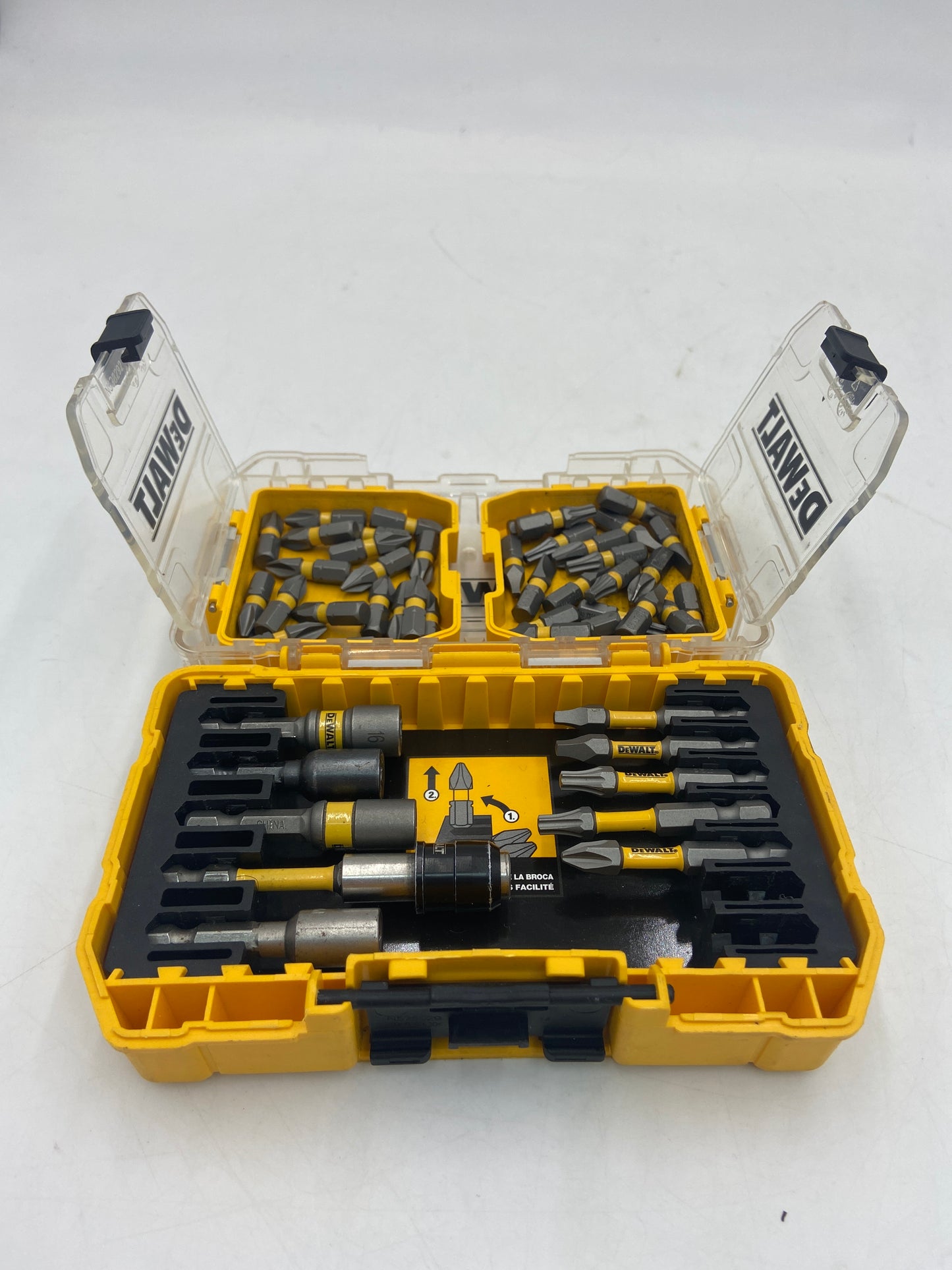 Used DeWalt TOUGH CASE Screw Driver Bit Storage