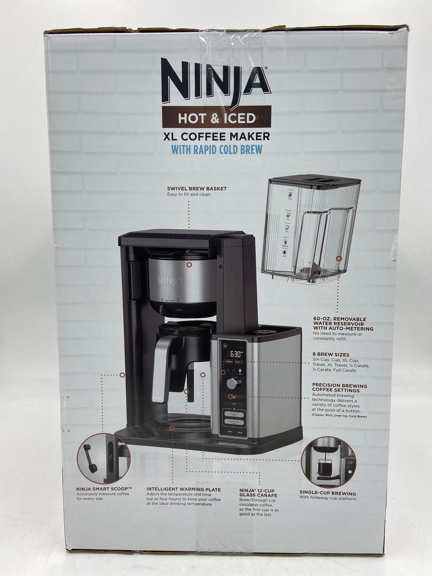 New Ninja Hot & Iced XL Coffee Maker CM371
