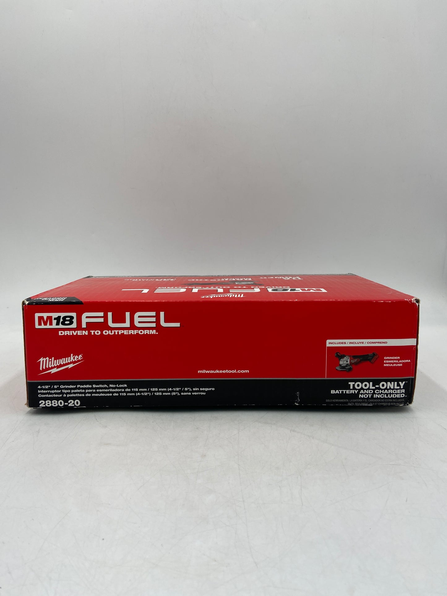 New Milwaukee 2880-20 M18 18V 4-1/2" / 5" Grinder Paddle Switch, No-Lock