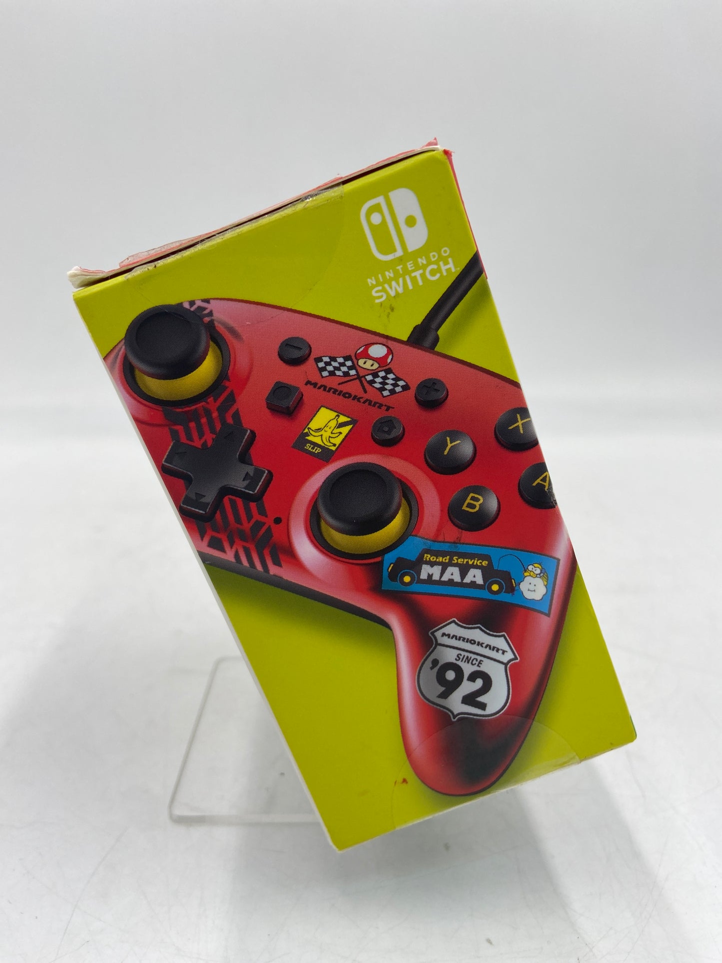 New Open Box Nintendo Switch Nano Wired Controller Red Mario Kart Edition
