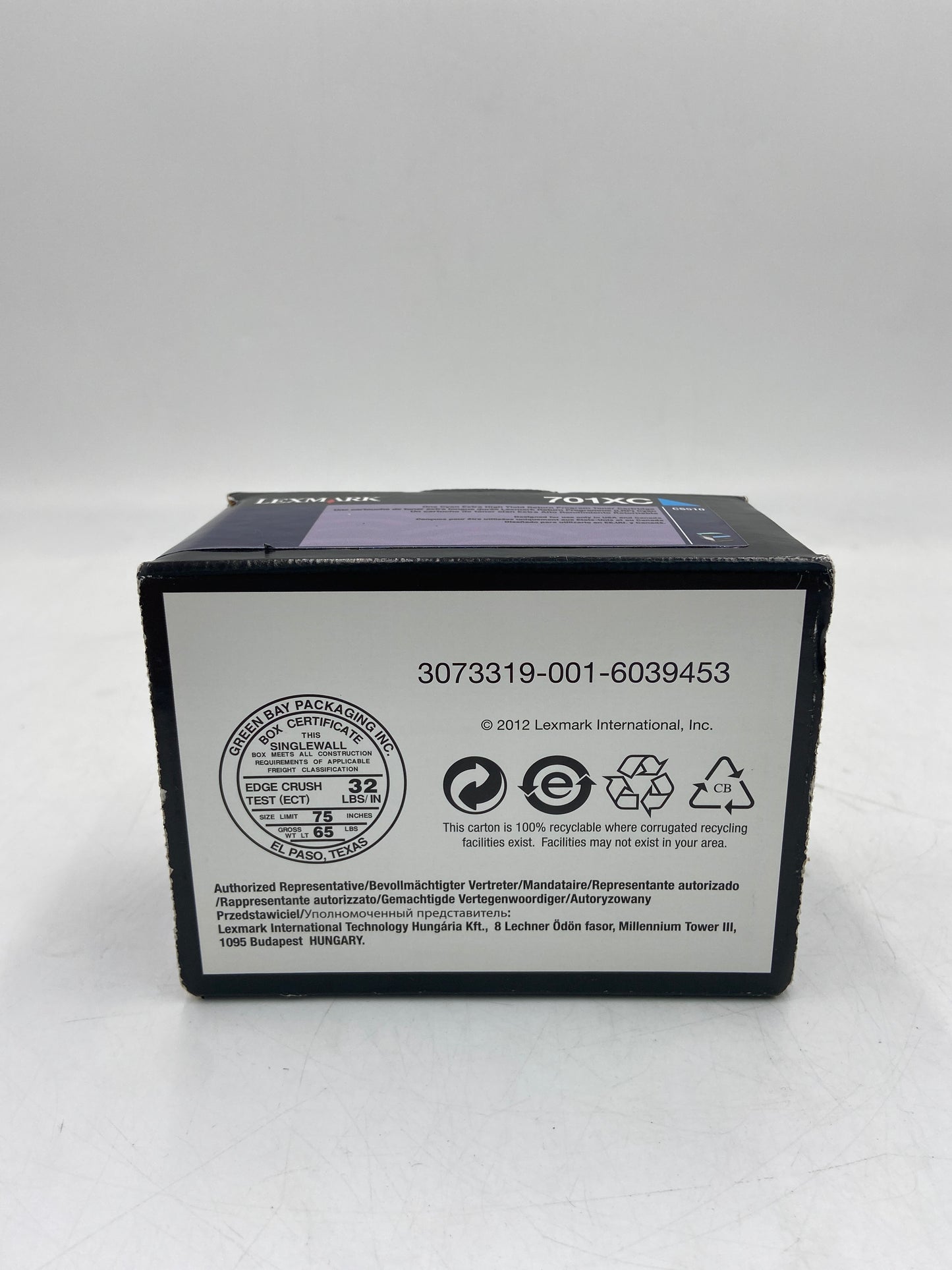 New Lexmark 701XC Cyan Toner Cartridge