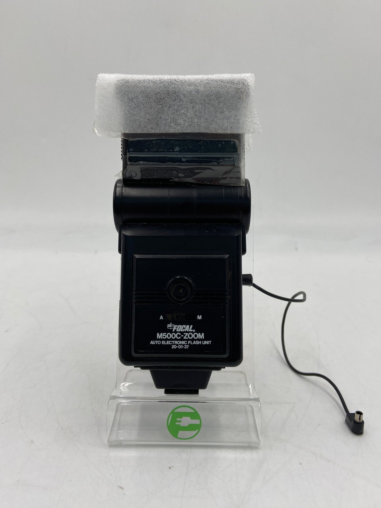 FOCAL M500C-ZOOM -Not Tested- Auto Electronic Camera Flash Unit 20-01-37