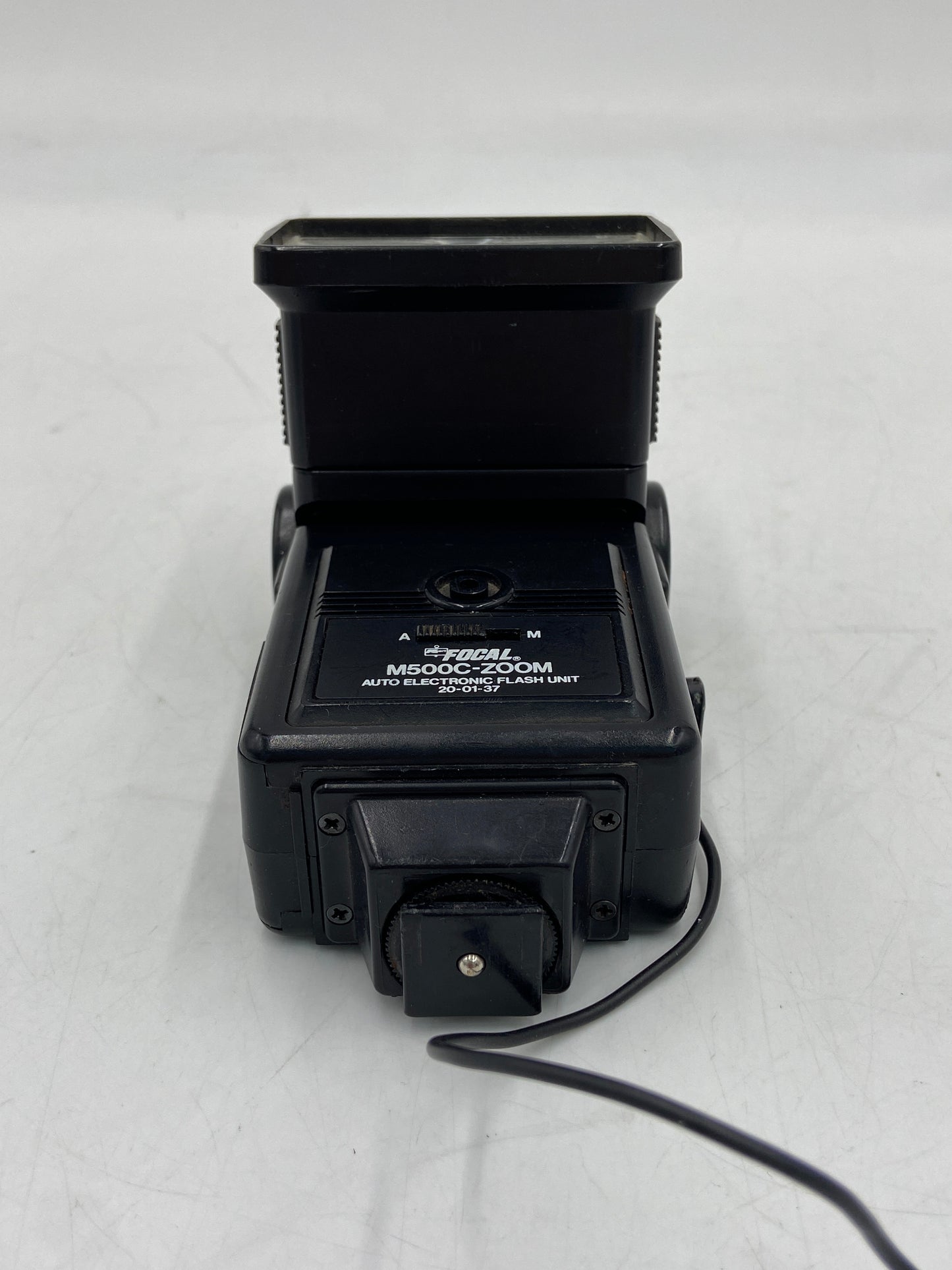 FOCAL M500C-ZOOM -Not Tested- Auto Electronic Camera Flash Unit 20-01-37