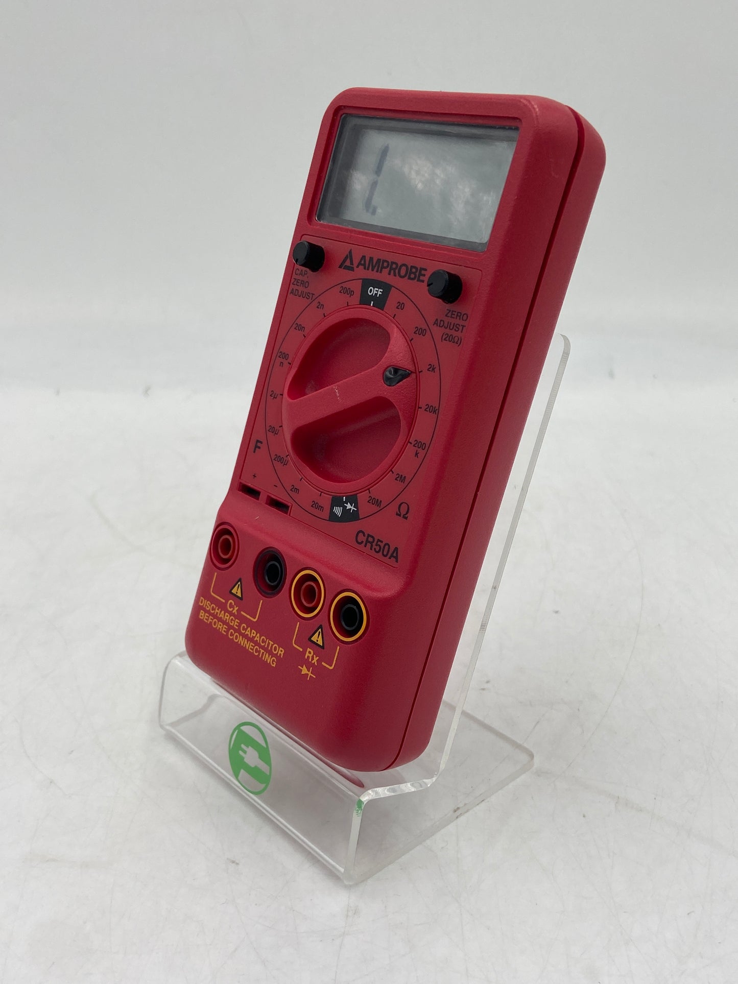 AMPROBE CR50A Inductance, Capacitance and Resistance Tester Red
