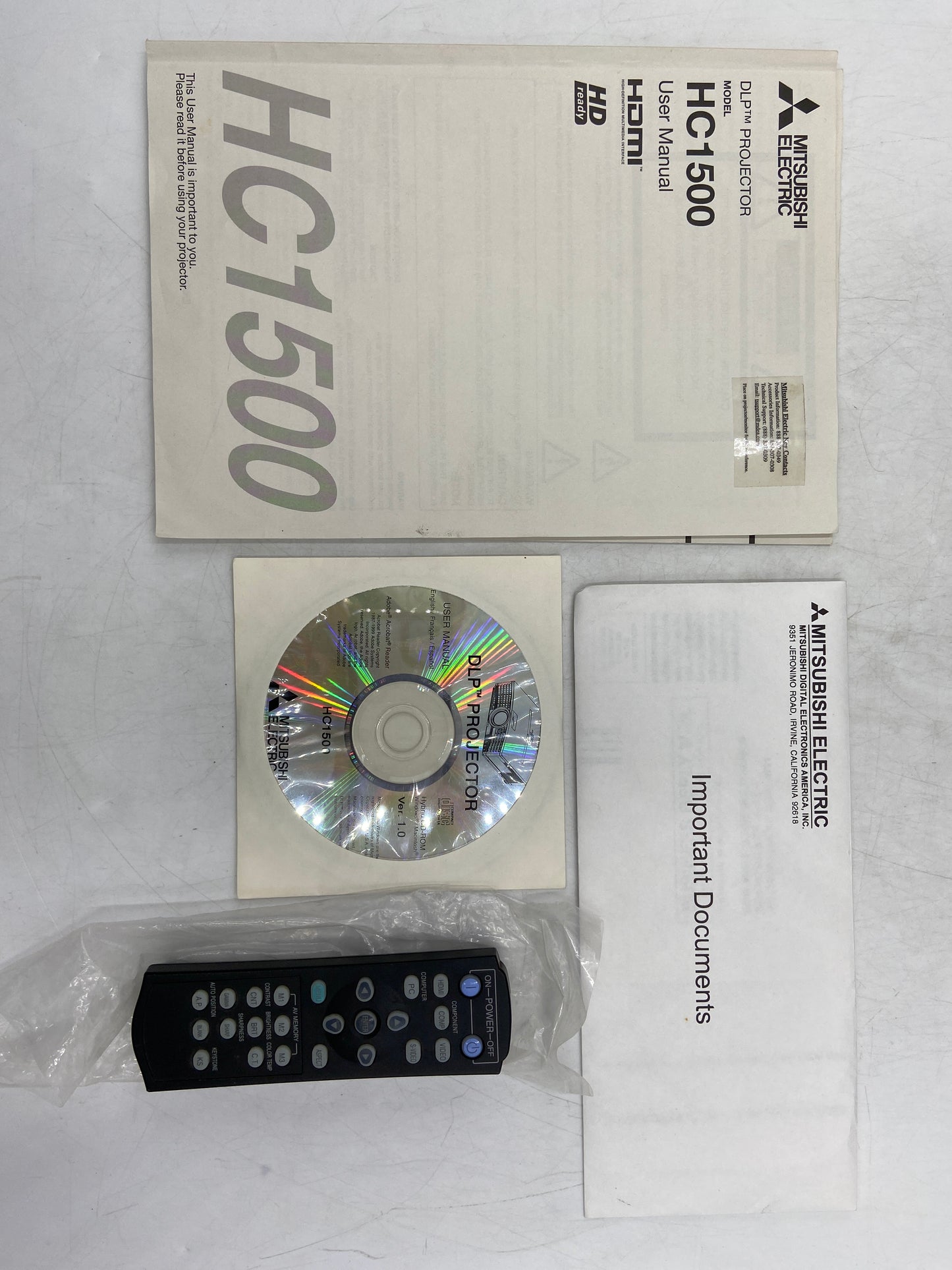 Mitsubishi DLP Projector 1280x720dots Grey DLP Projector HC1500