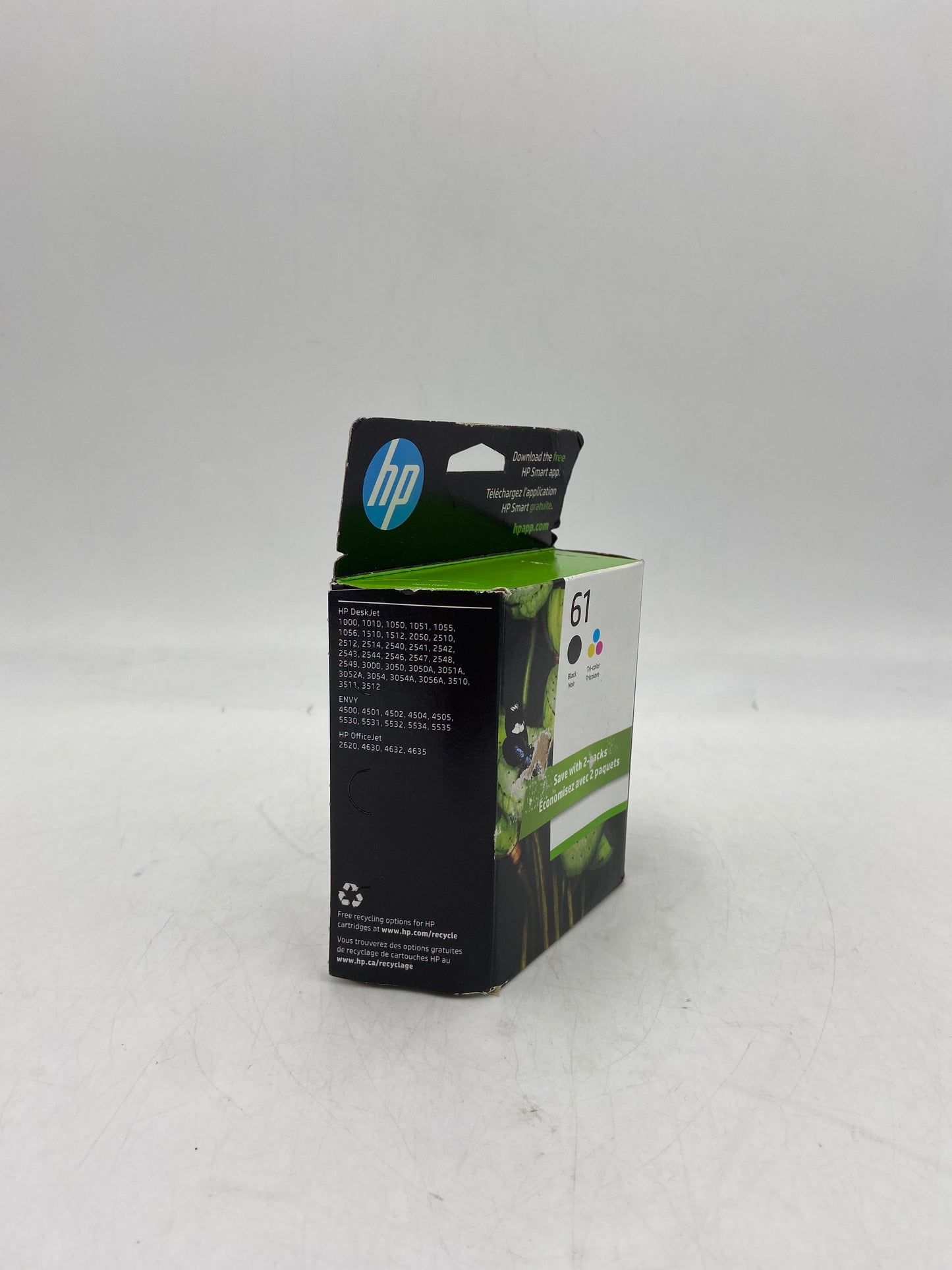 New HP 61 Black/Tri-color Ink Cartridge