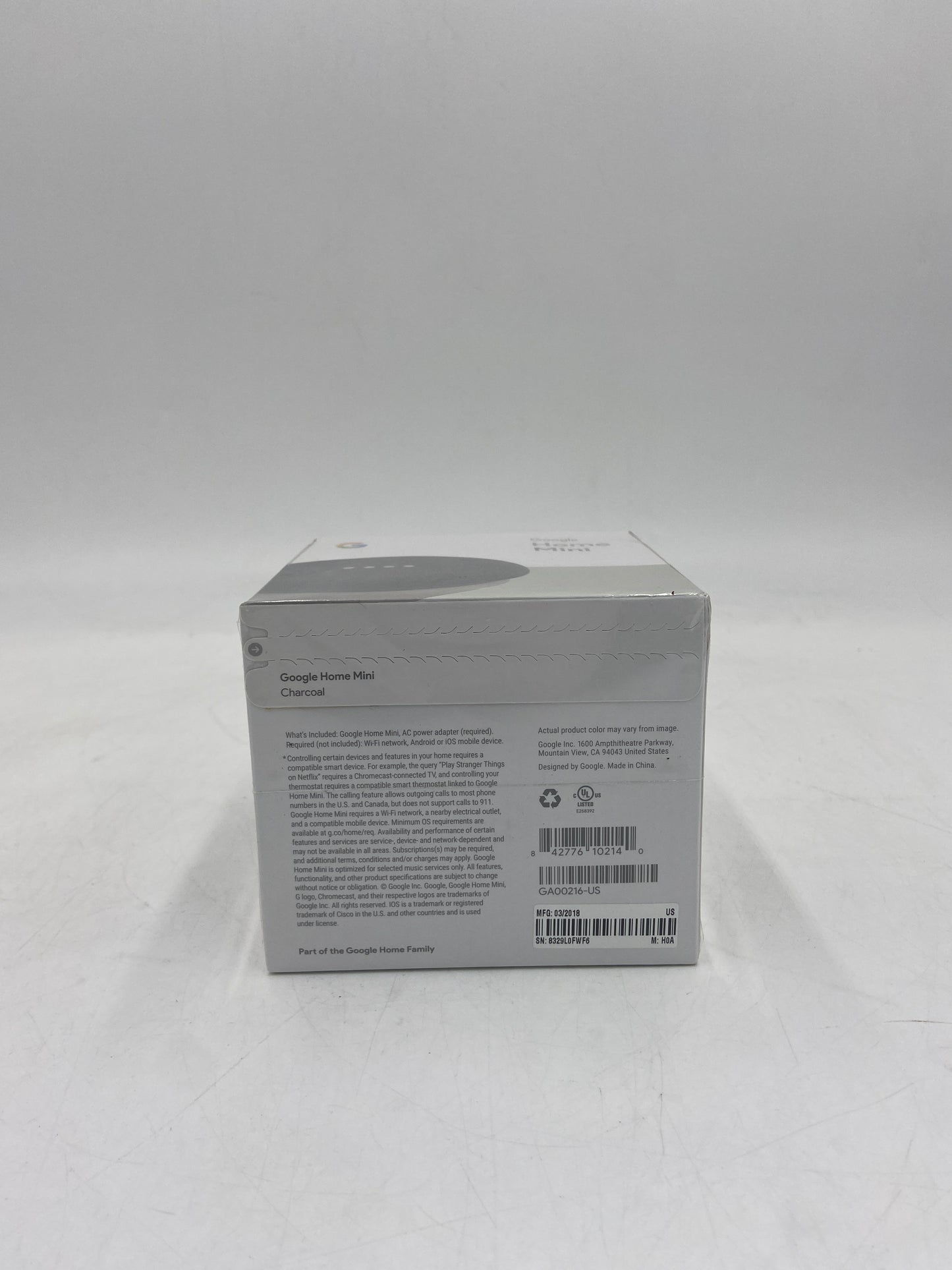 New GOOGLE HOME MINI Smart Home Speaker H0A