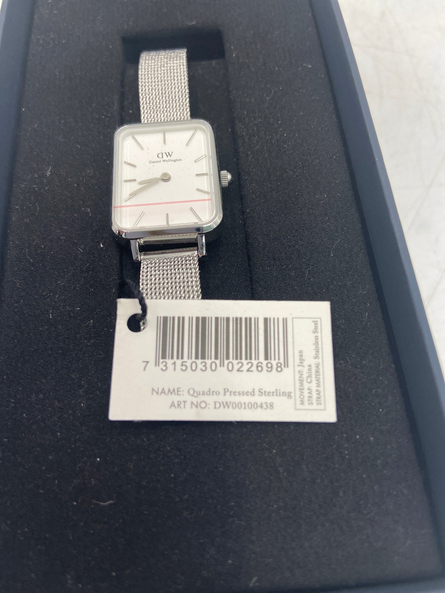 New Daniel Wellington Quadro Quartz Eggshell White Dial Women's Watch