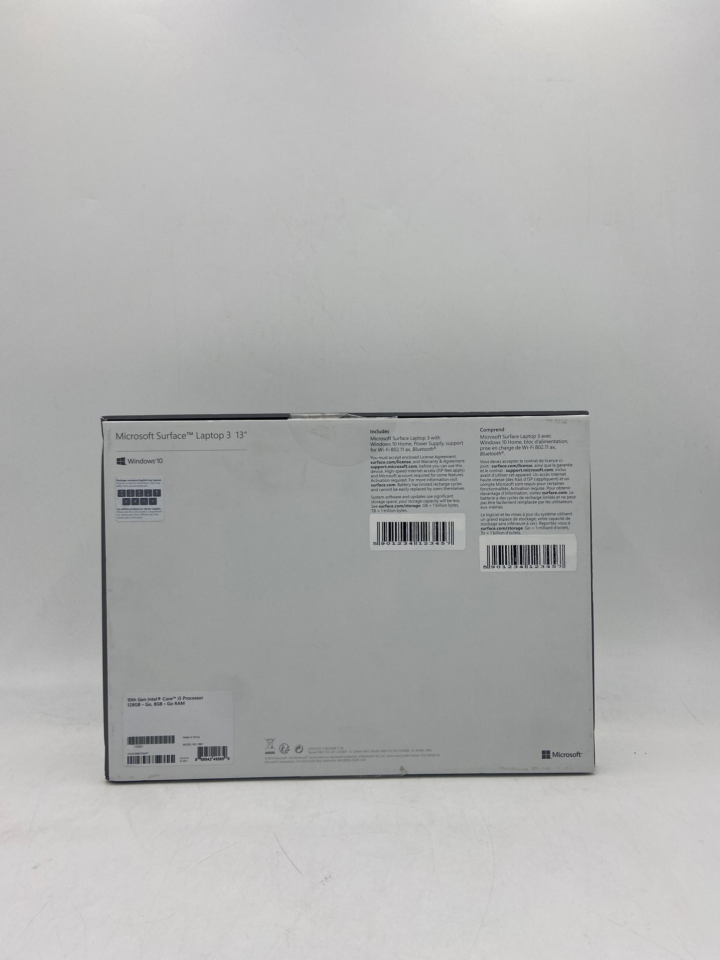 Windows Surface Laptop 3 1867 13" i5-1065G7 3.7GHz 8GB RAM 128GB windows