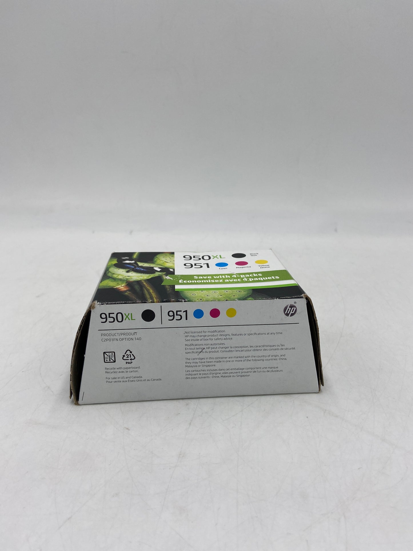 New HP 950XL/951 C2P01FN Black, Yellow, Cyan and Magenta Ink Cartridge