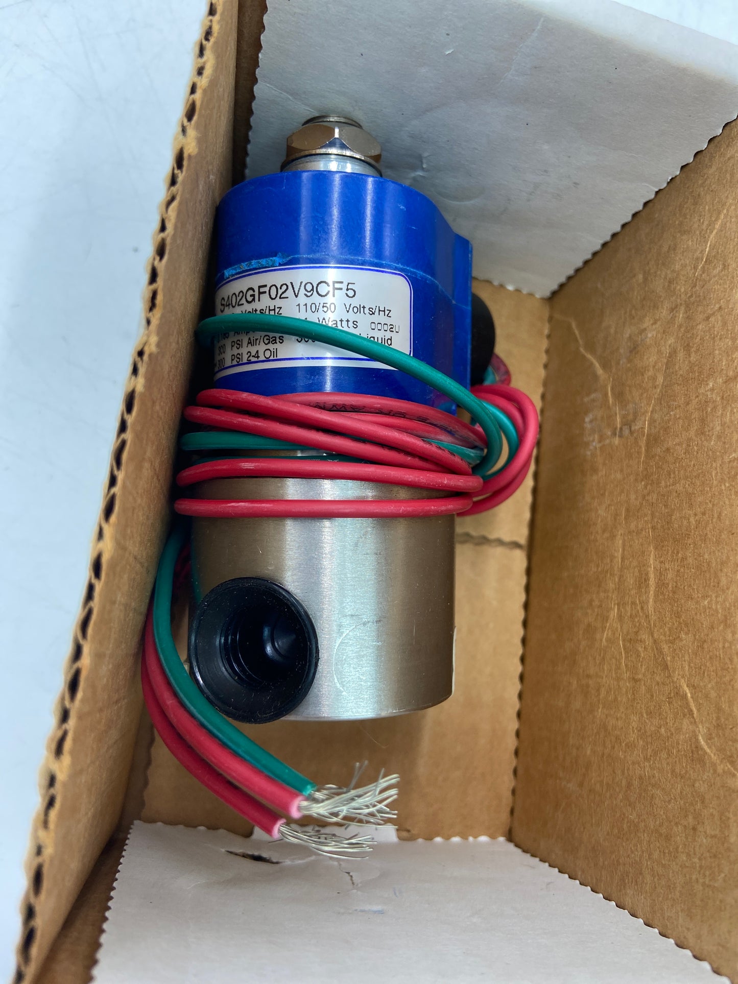 New GC VALVES S402GF02V9CF5 3/8'' NPT 2-Way Normally Open Valve