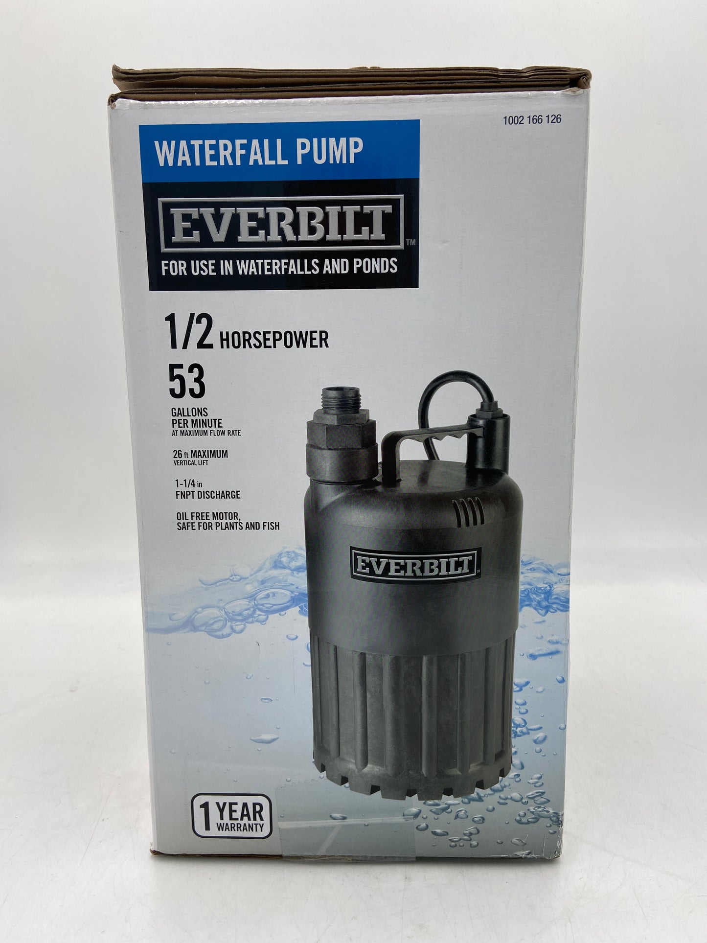 New Everbilt Waterfall Pump Waterfall and Pond Pump SUP80-HD