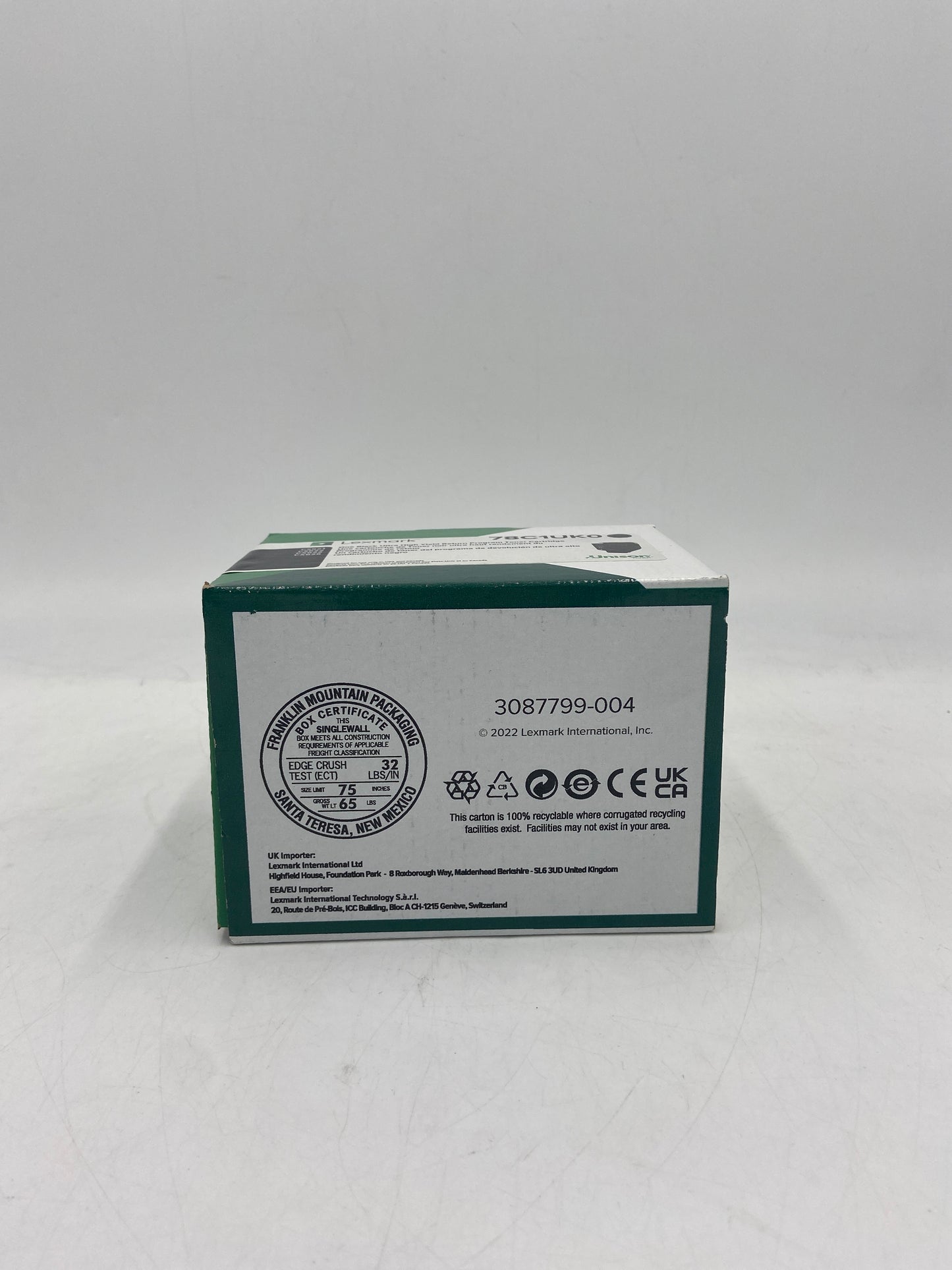 New Lexmark 78c1uk0 Black Toner Cartridge