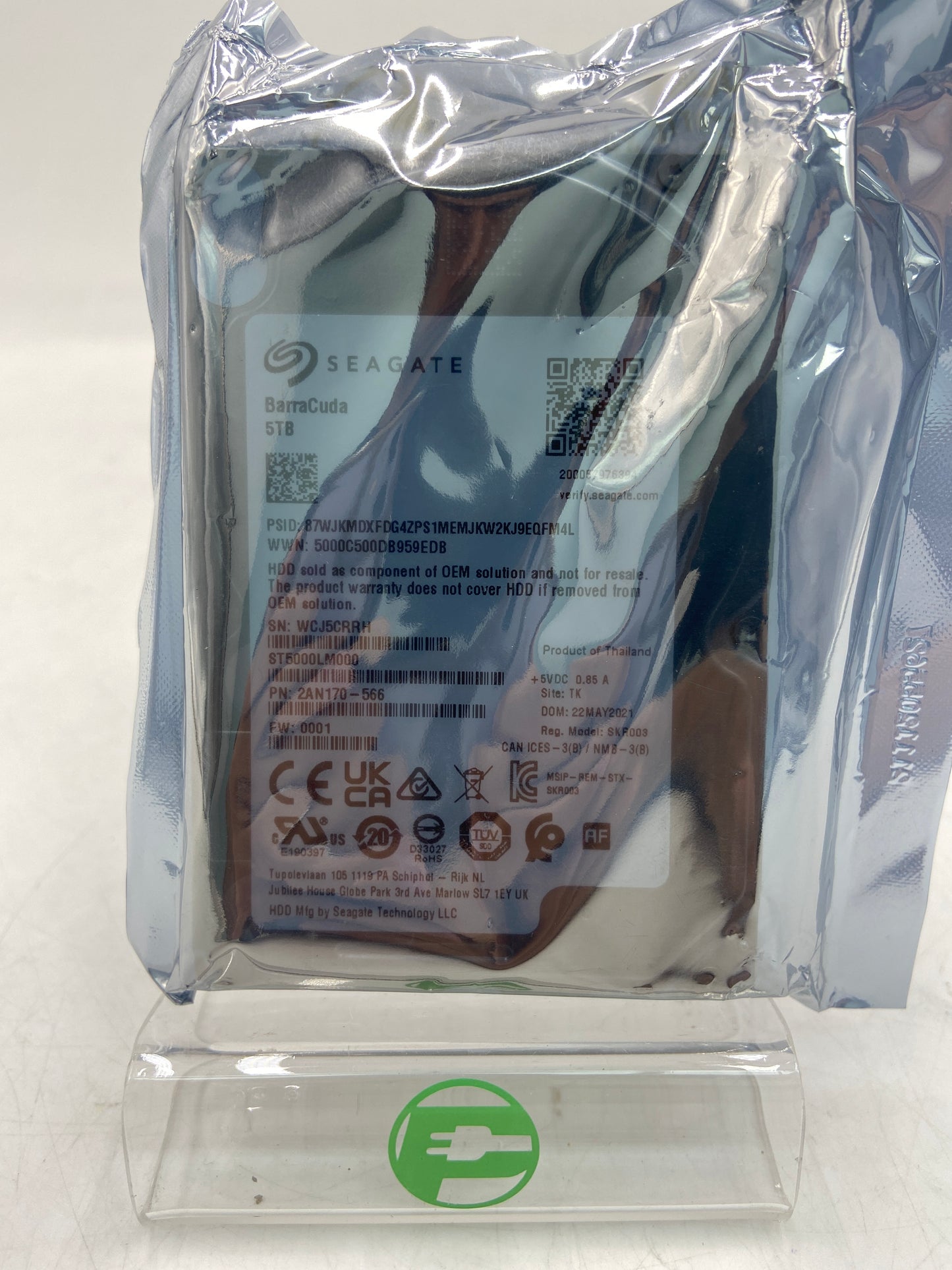 New SEAGATE BARRACUDA 5TB Hard Drive
