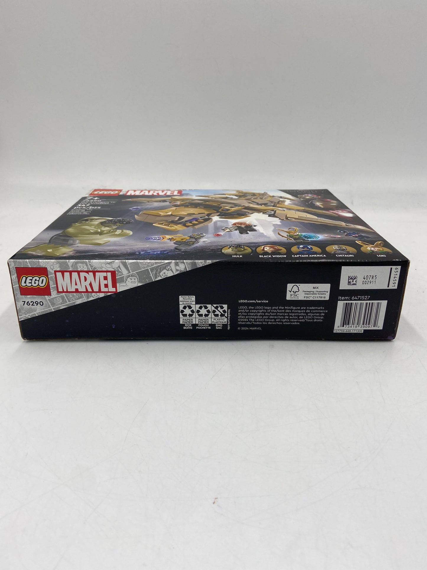 New LEGO Marvel Infinity Saga The Avengers Vs. The Leviathan Building Toy 76290