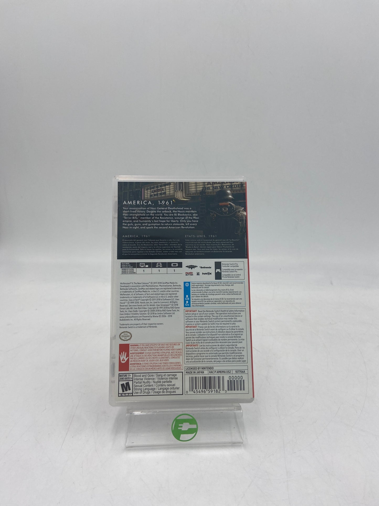 WOLFSTEIN 2 (Nintendo Switch, 2017)