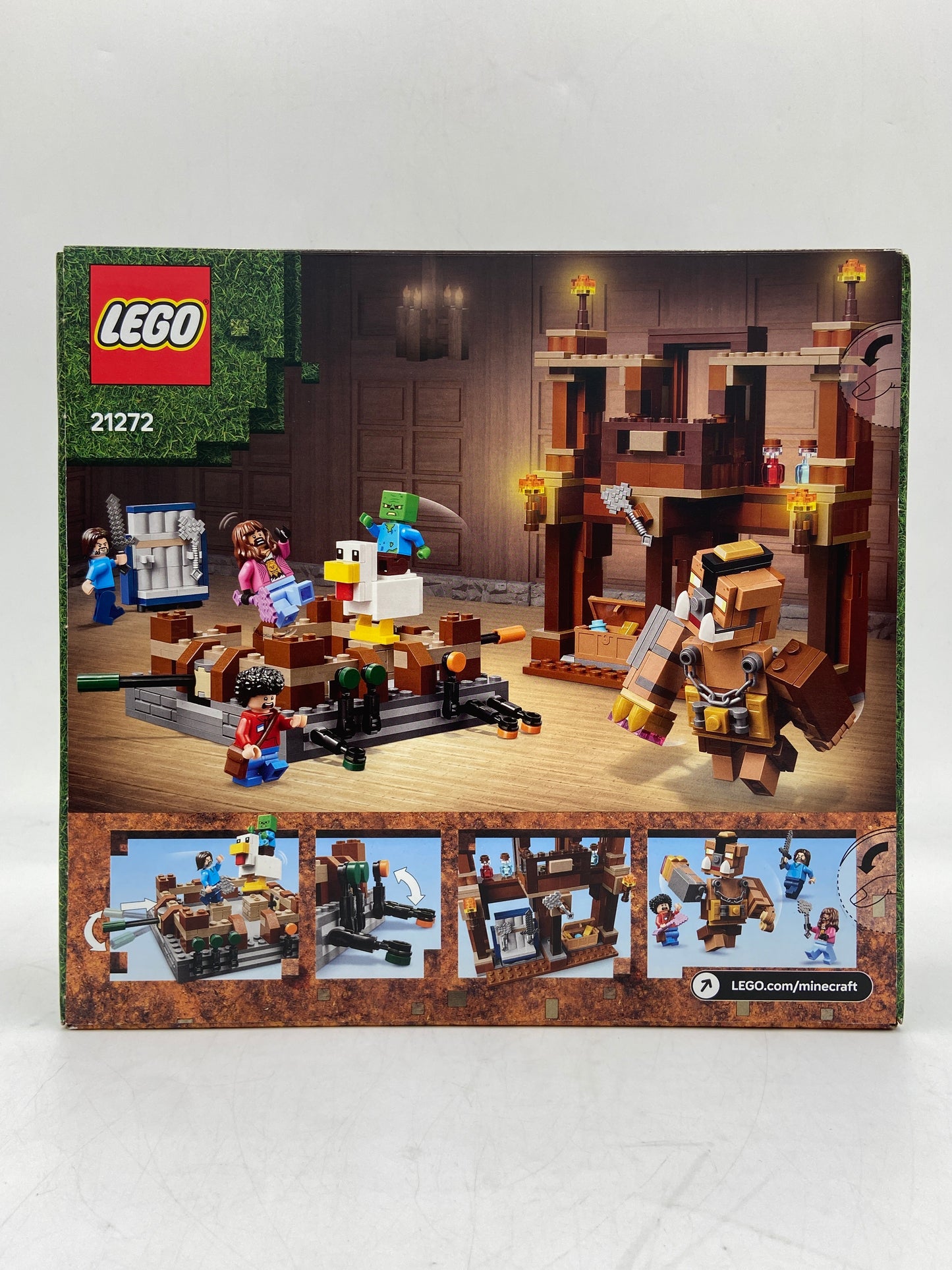 New Lego Minecraft Movie Woodland Mansion Fighting Ring Building Toy 21272