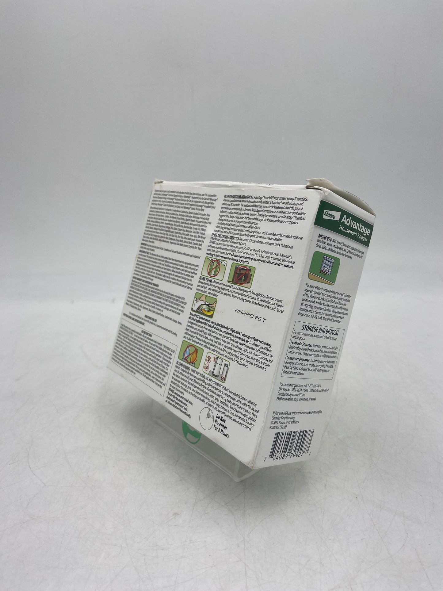 New Elanco Advantage Household Flea Fogger AHAPO76T