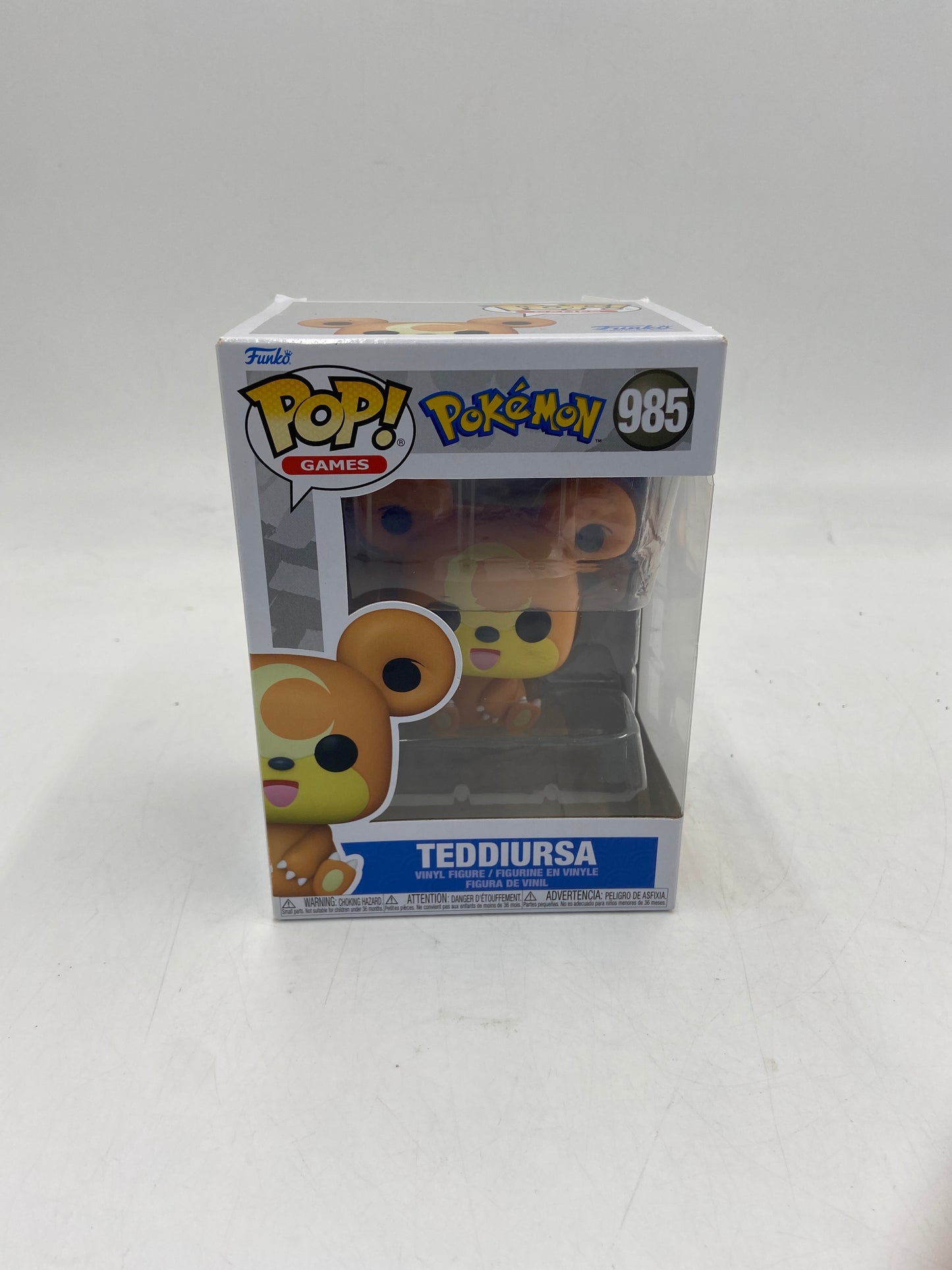 New FUNKO POP POKEMON TEDDIURSA Vinyl Figure Toy 985