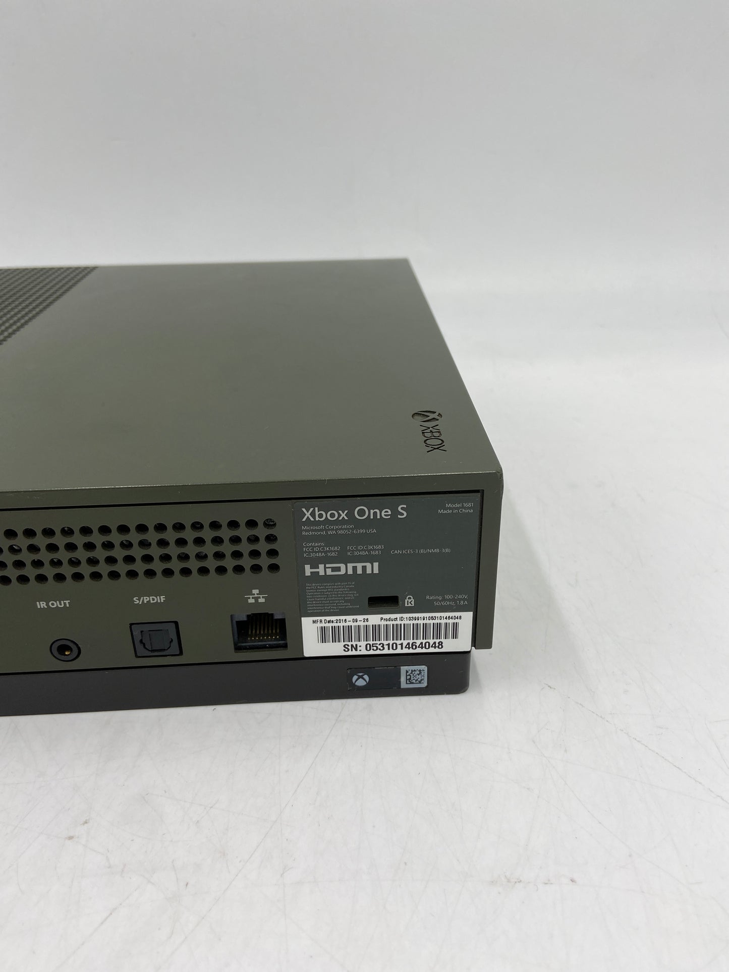 Microsoft Xbox One S 500GB Console Gaming System Military Green 1681