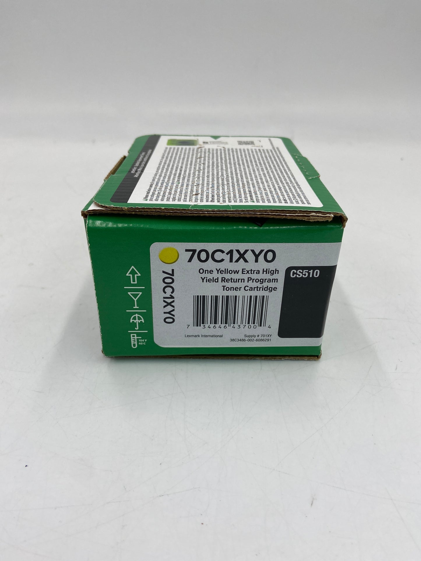 New Lexmark 70c1xy0 Yellow Toner Cartridge