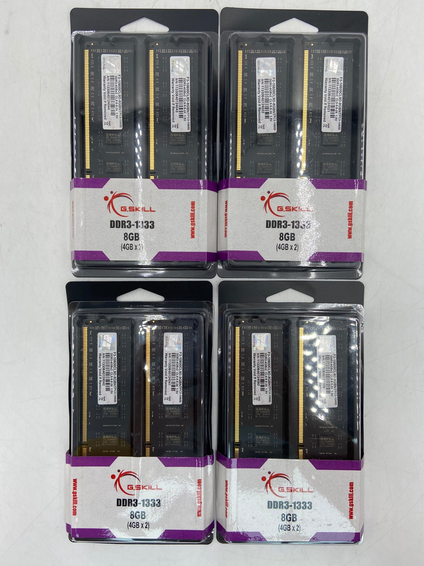 New Open Box Lot of RAM Sticks 23 Total Computer RAM Memory