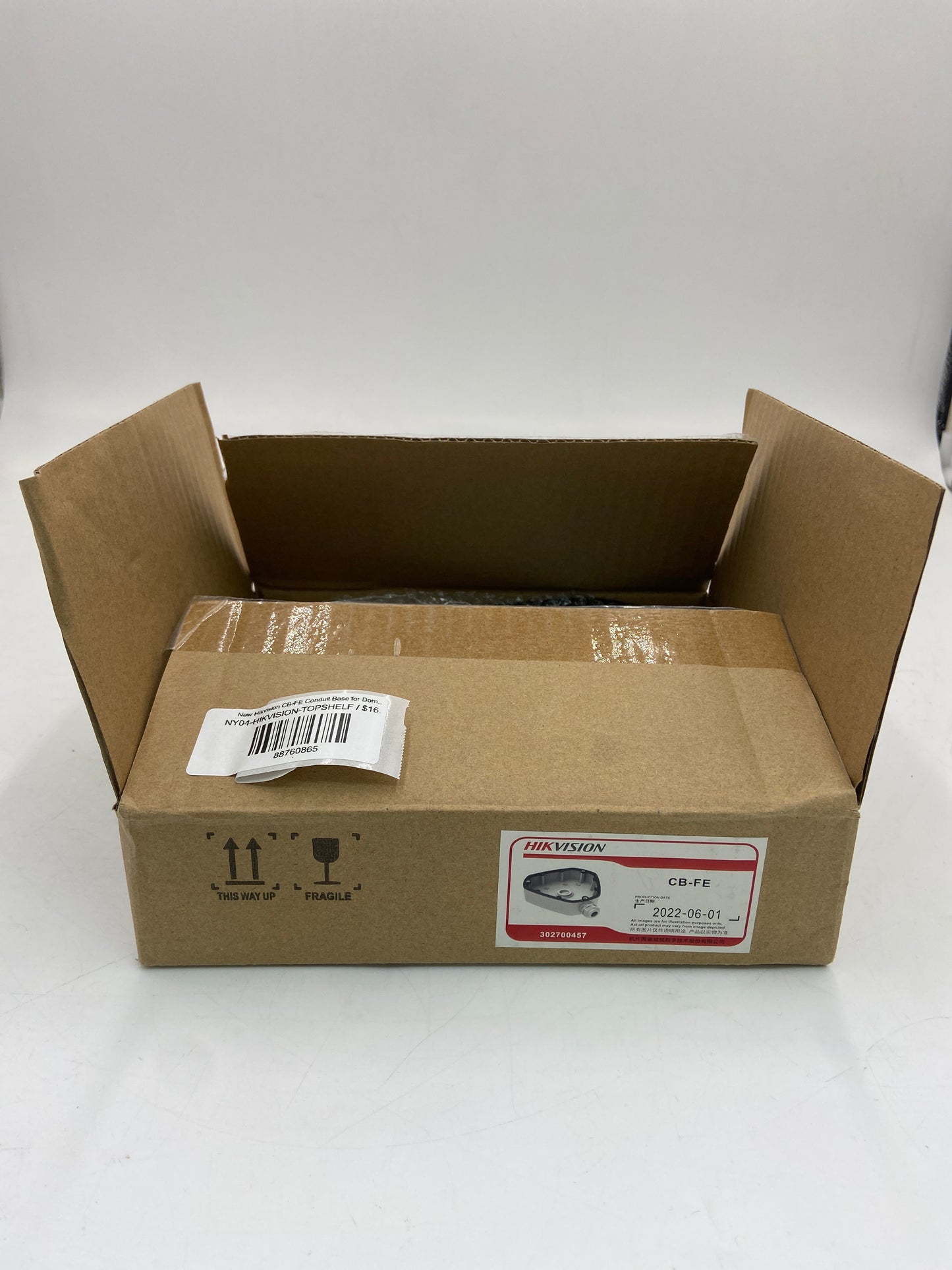 New Open Box Hikvision CB-FE Conduit Base for Dome Camera 302700457